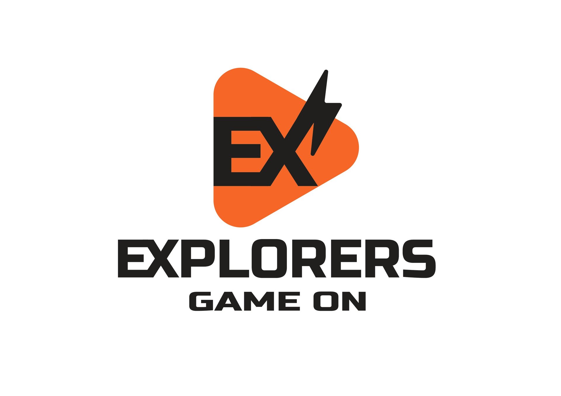 Logotipo do jogo "Explorers", apresentando elementos de aventura e exploração em um design vibrante e envolvente.