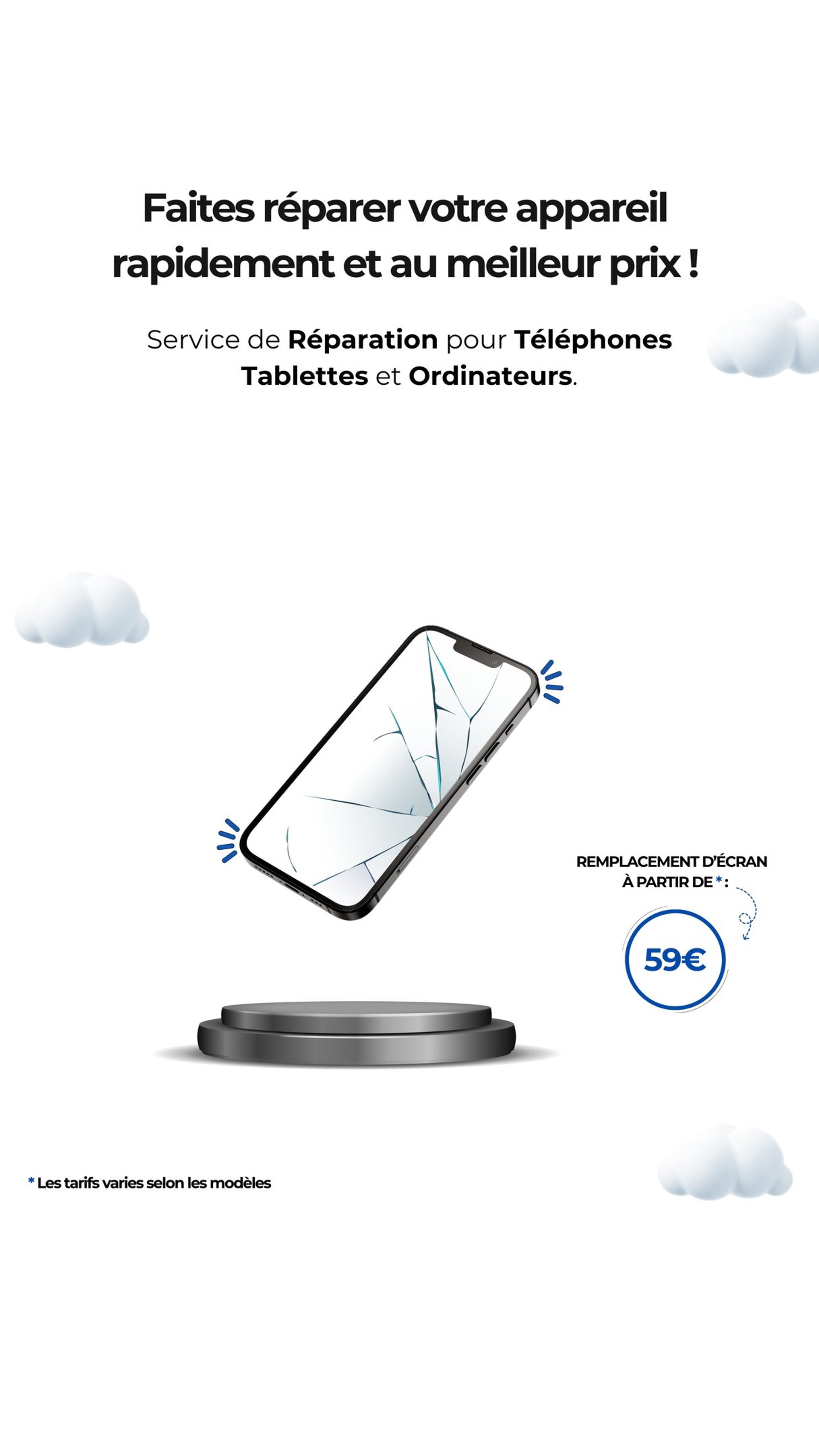 black smartphone