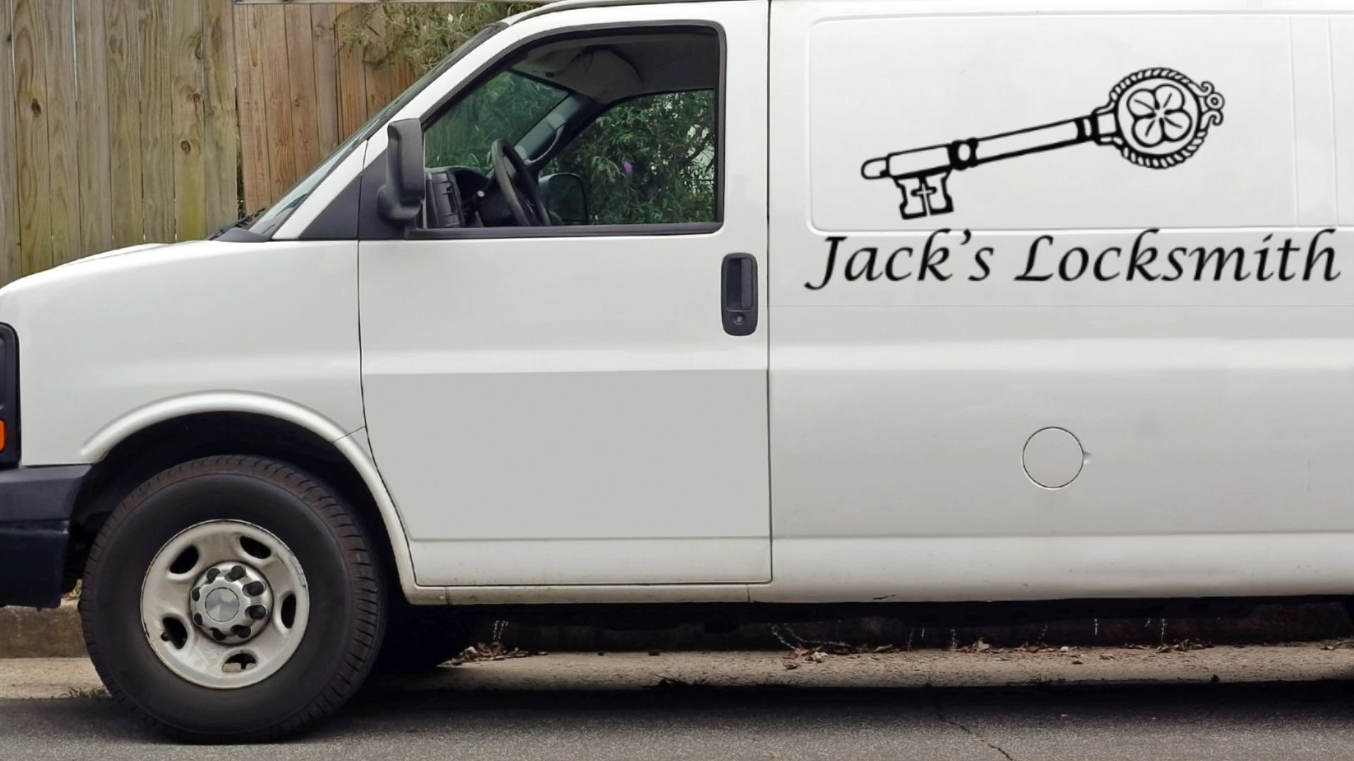 Jack's Locksmith service van providing mobile locksmith services across Western North Carolina