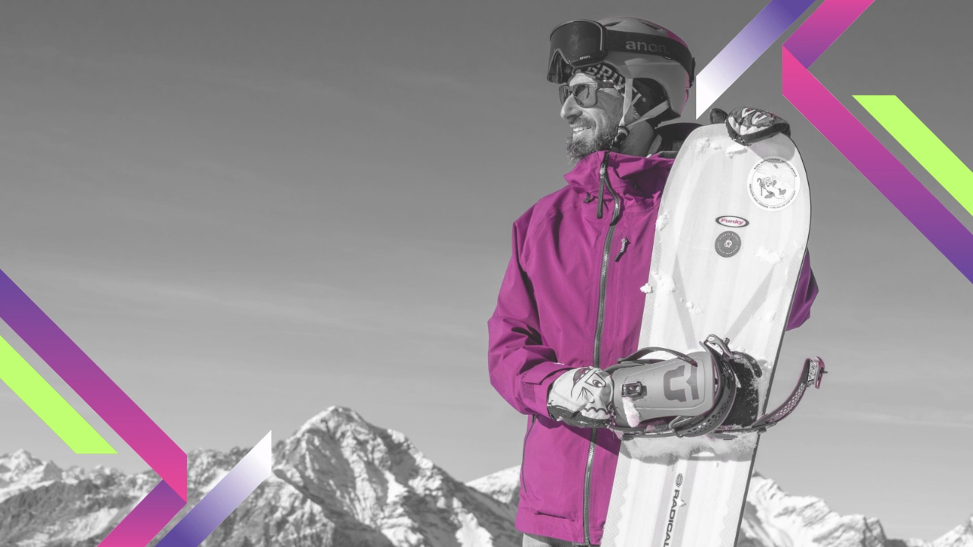 maestro di snowboard a Monginevro