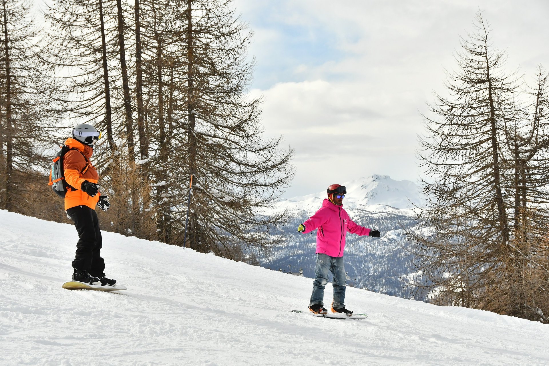 Lezioni di snowboard principianti a Sestriere