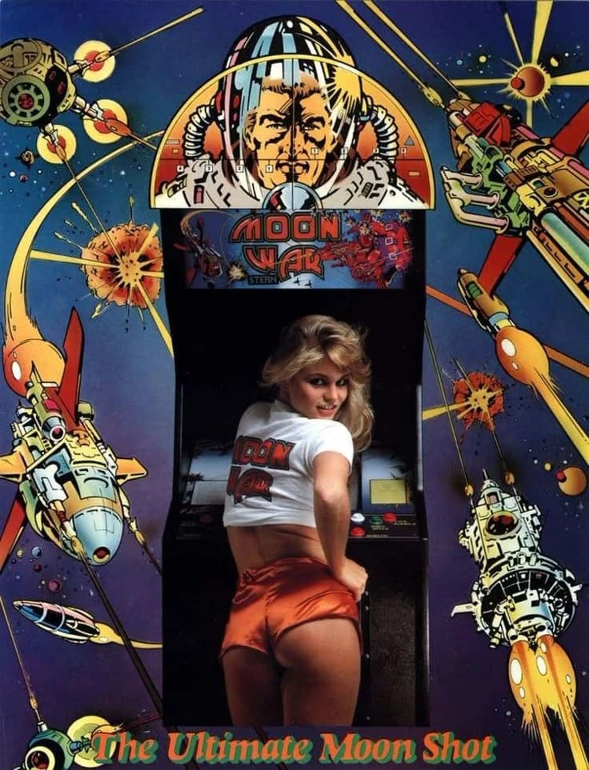 Arcade games - moon war ad