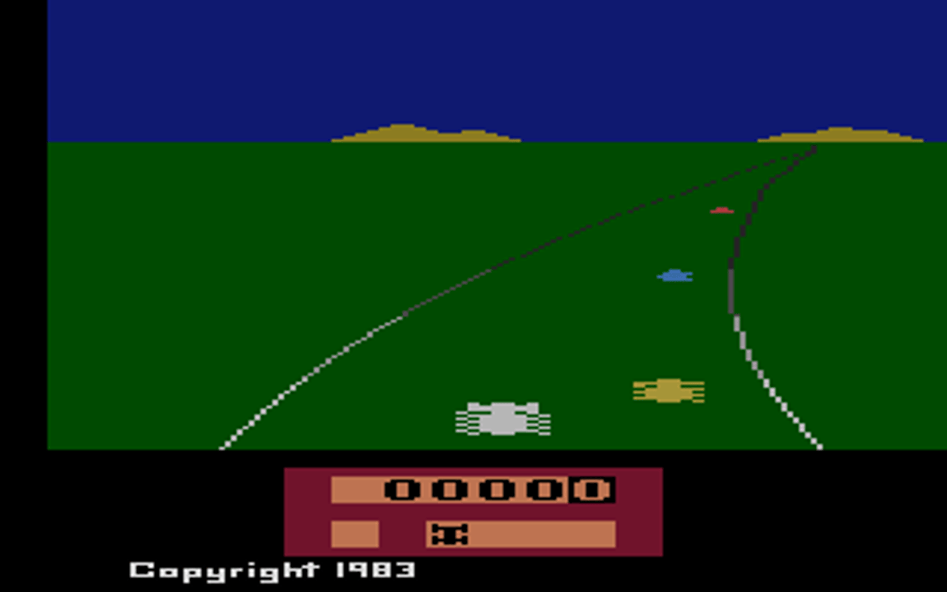 Racing games (Enduro).