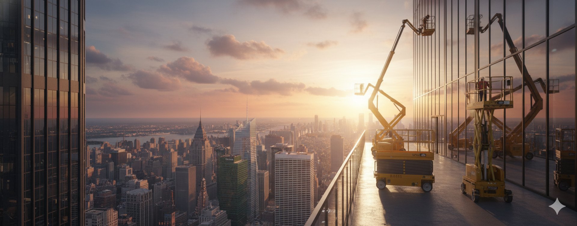 a crane that is sitting on a street