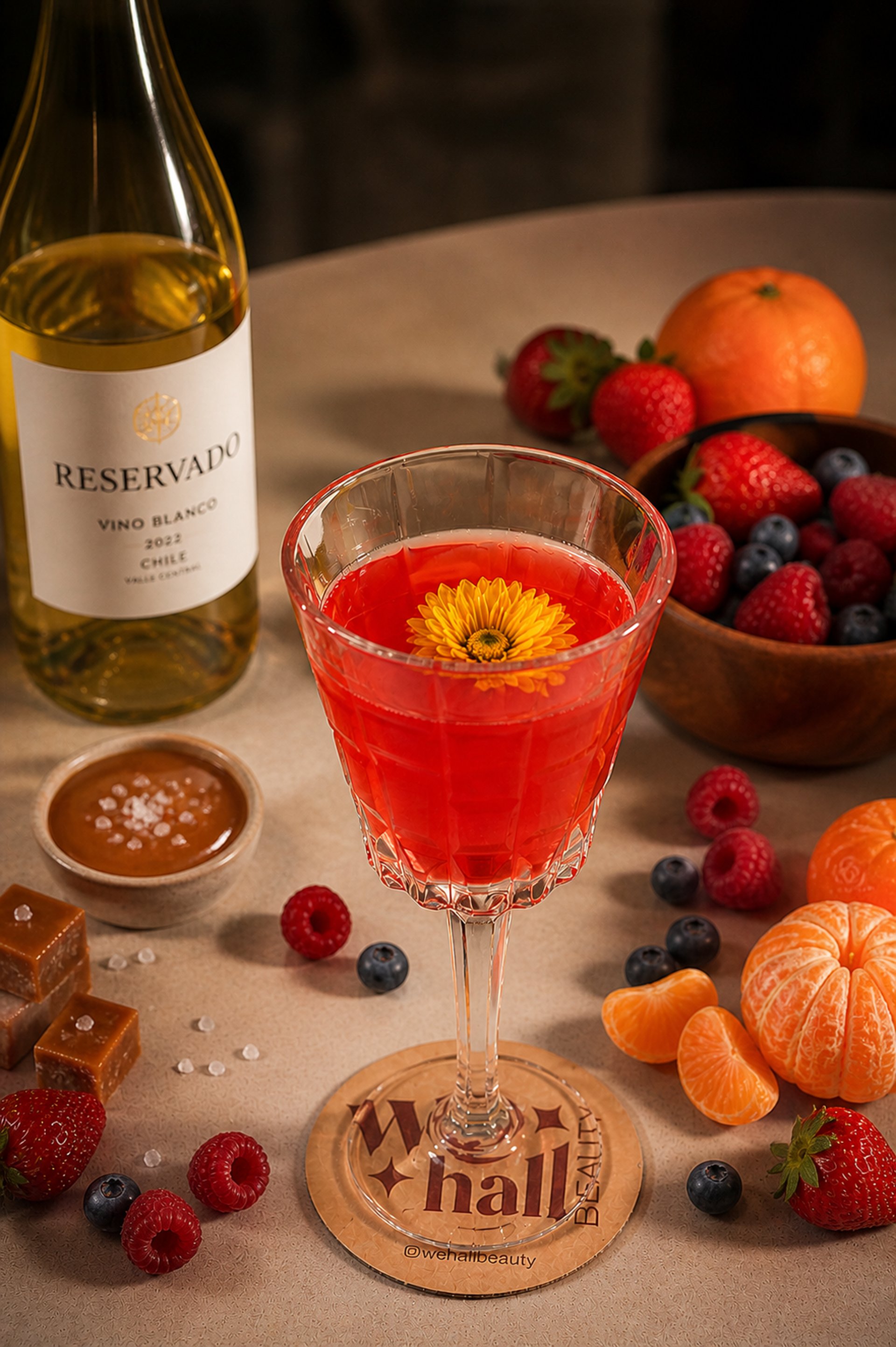 Drink Cortesia flor de Maio We Hall Beauty Melhor Salão Cabeleireiro Bauru
