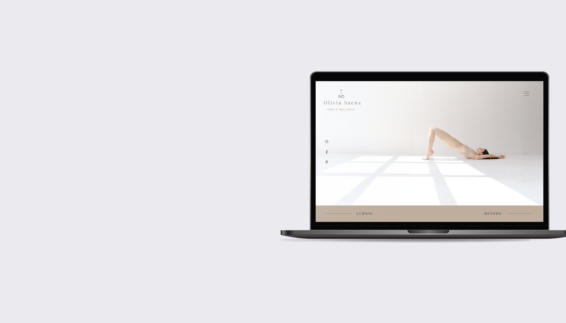 an abstract photo of a curved building with a blue sky in the background