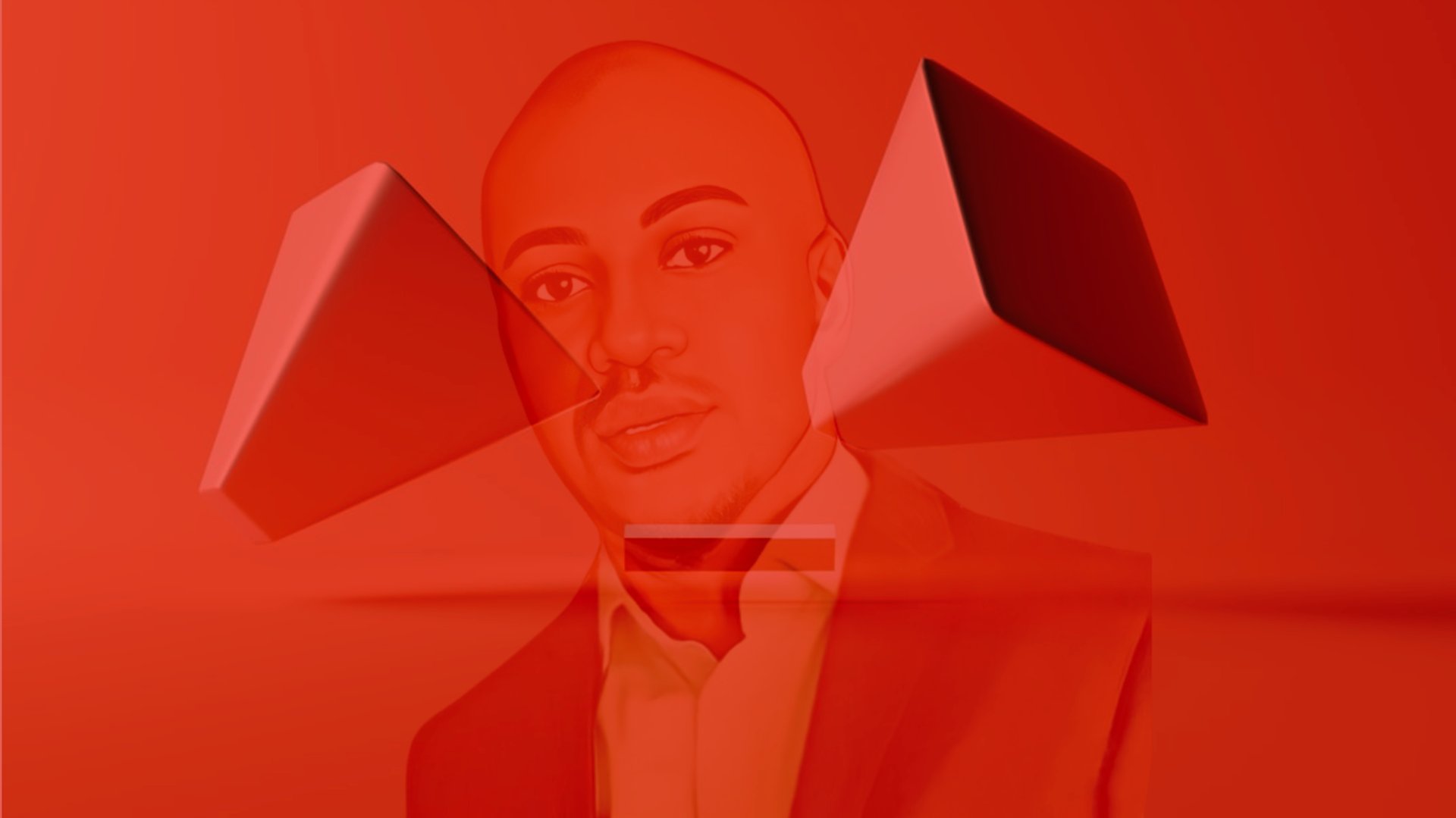 a couple of orange squares