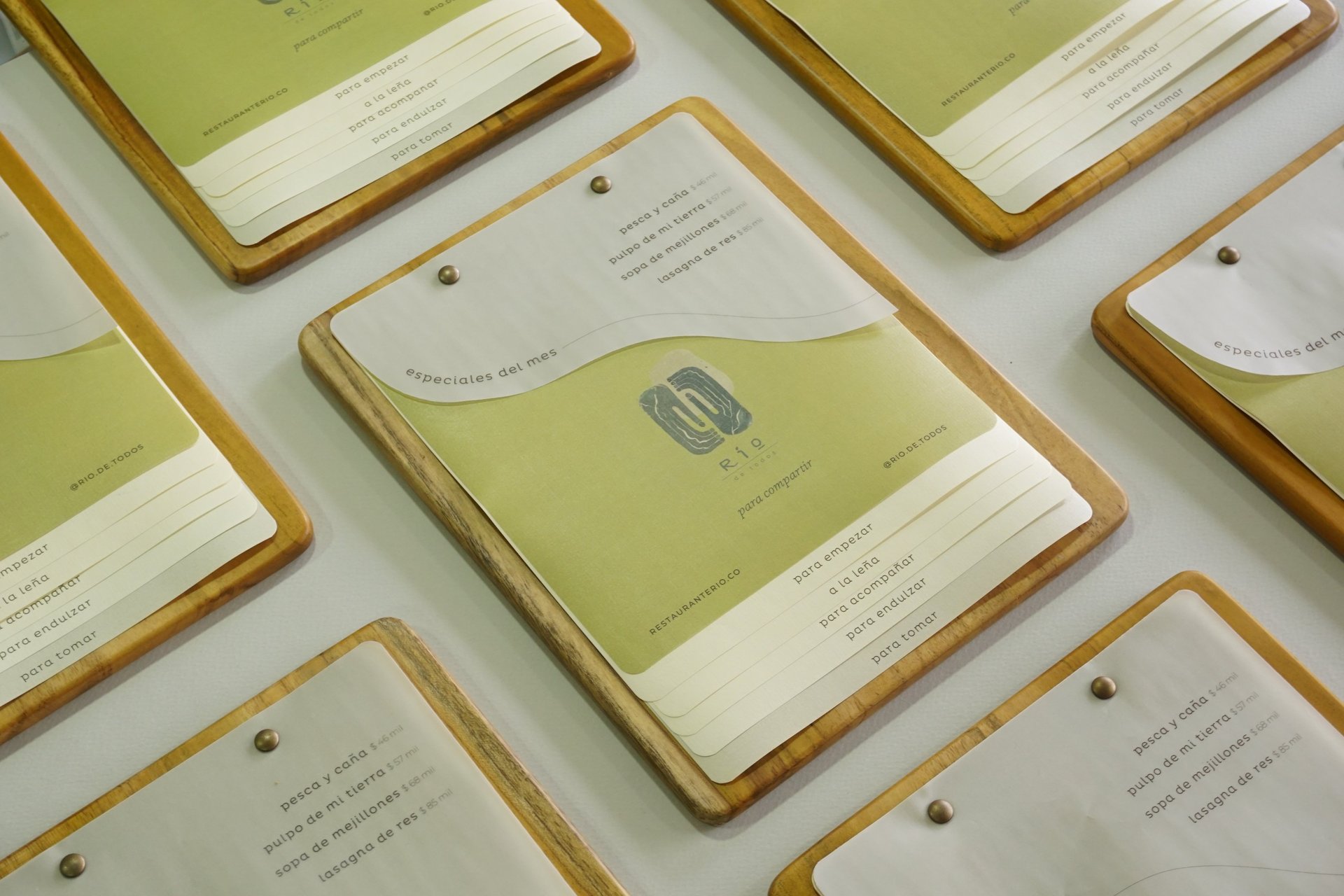 a folded brochure on a white background