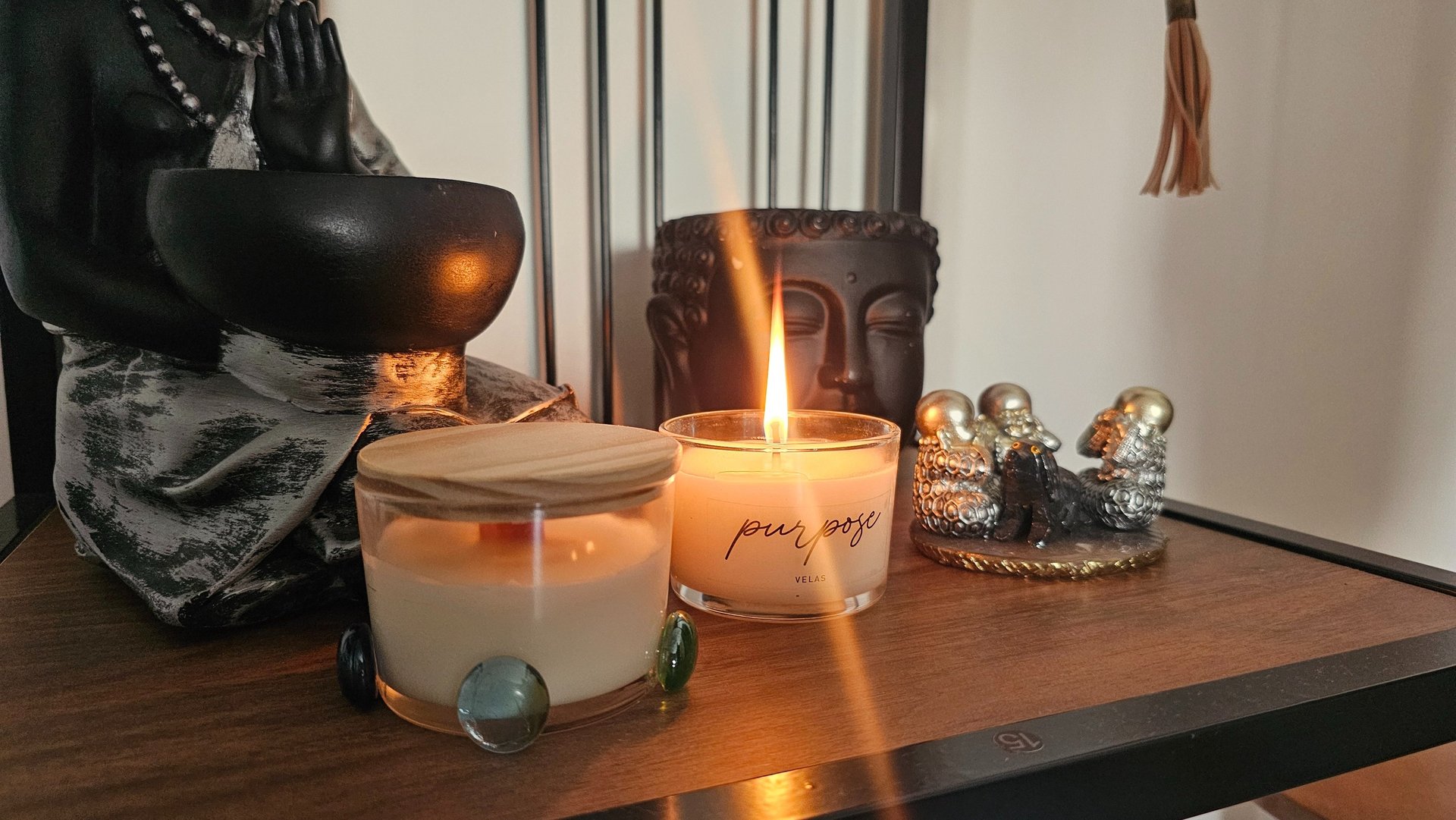 woman holding dried flower