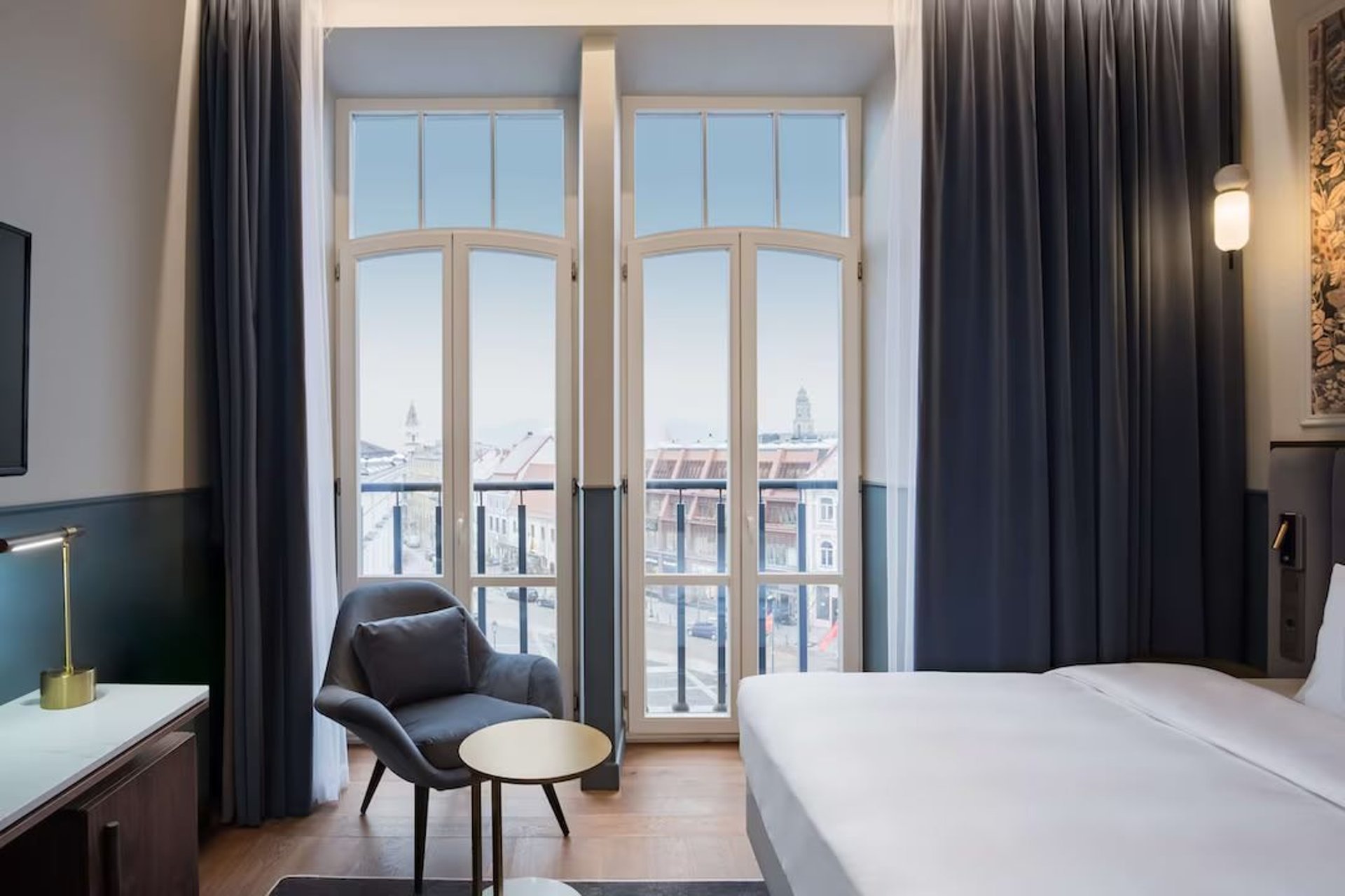 woman wearing yellow long-sleeved dress under white clouds and blue sky during daytime