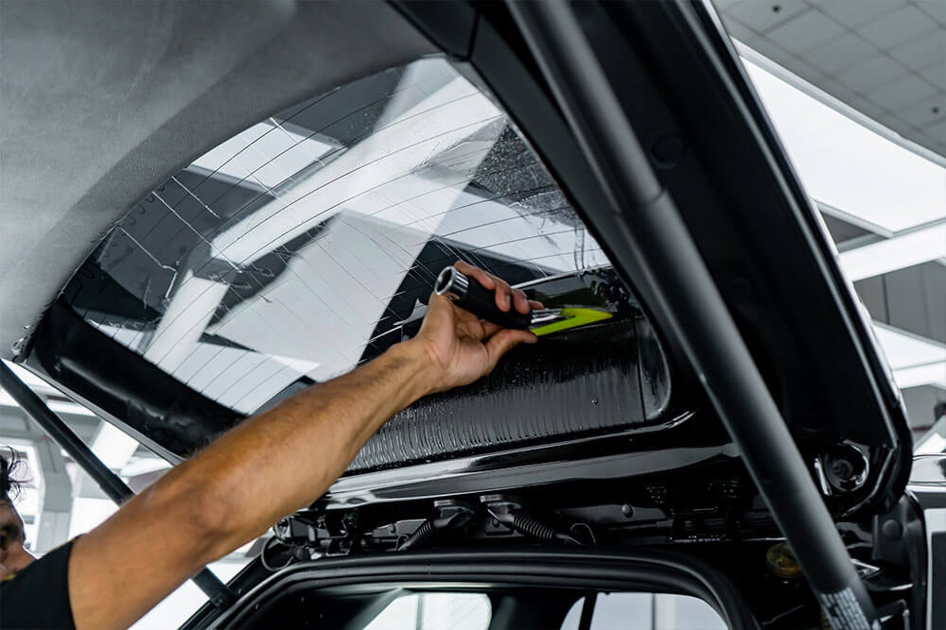 black blue and yellow textile