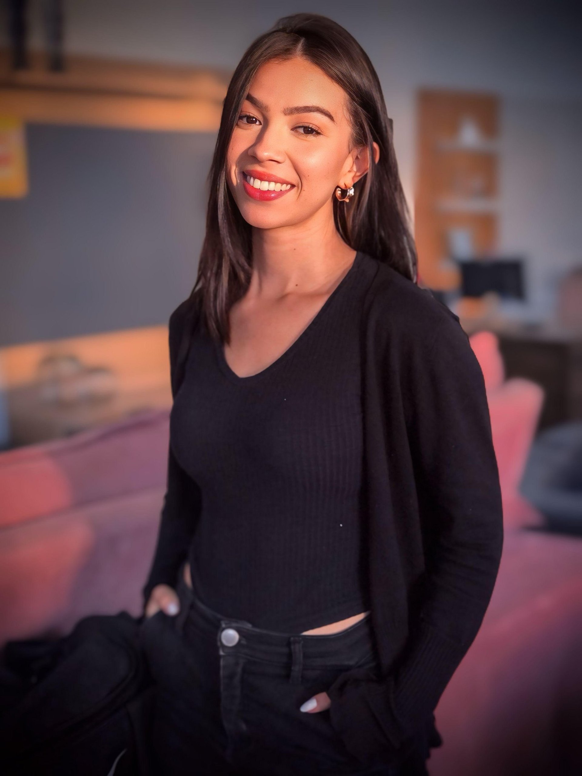 woman wearing yellow long-sleeved dress under white clouds and blue sky during daytime