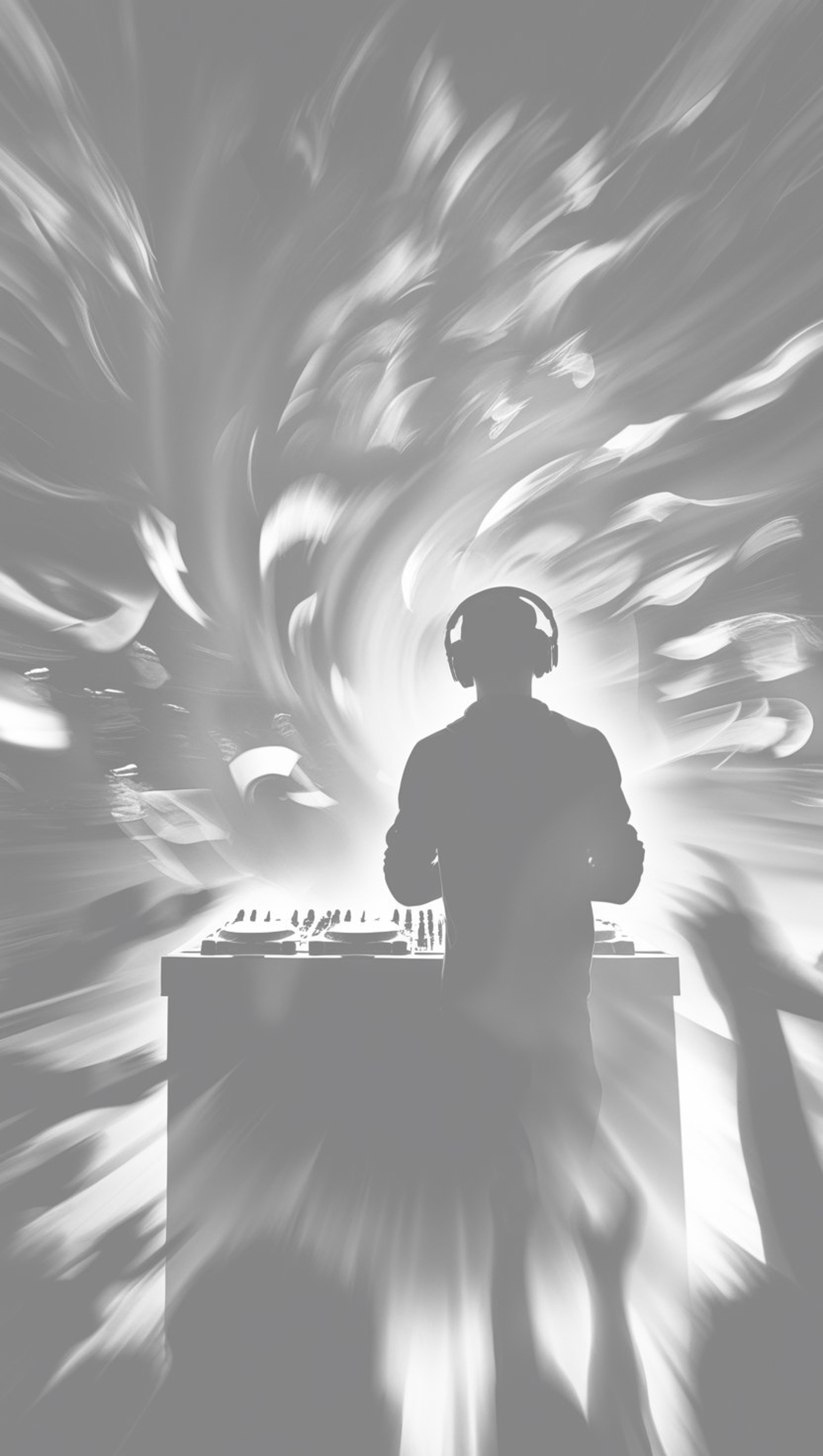 an abstract photo of a curved building with a blue sky in the background