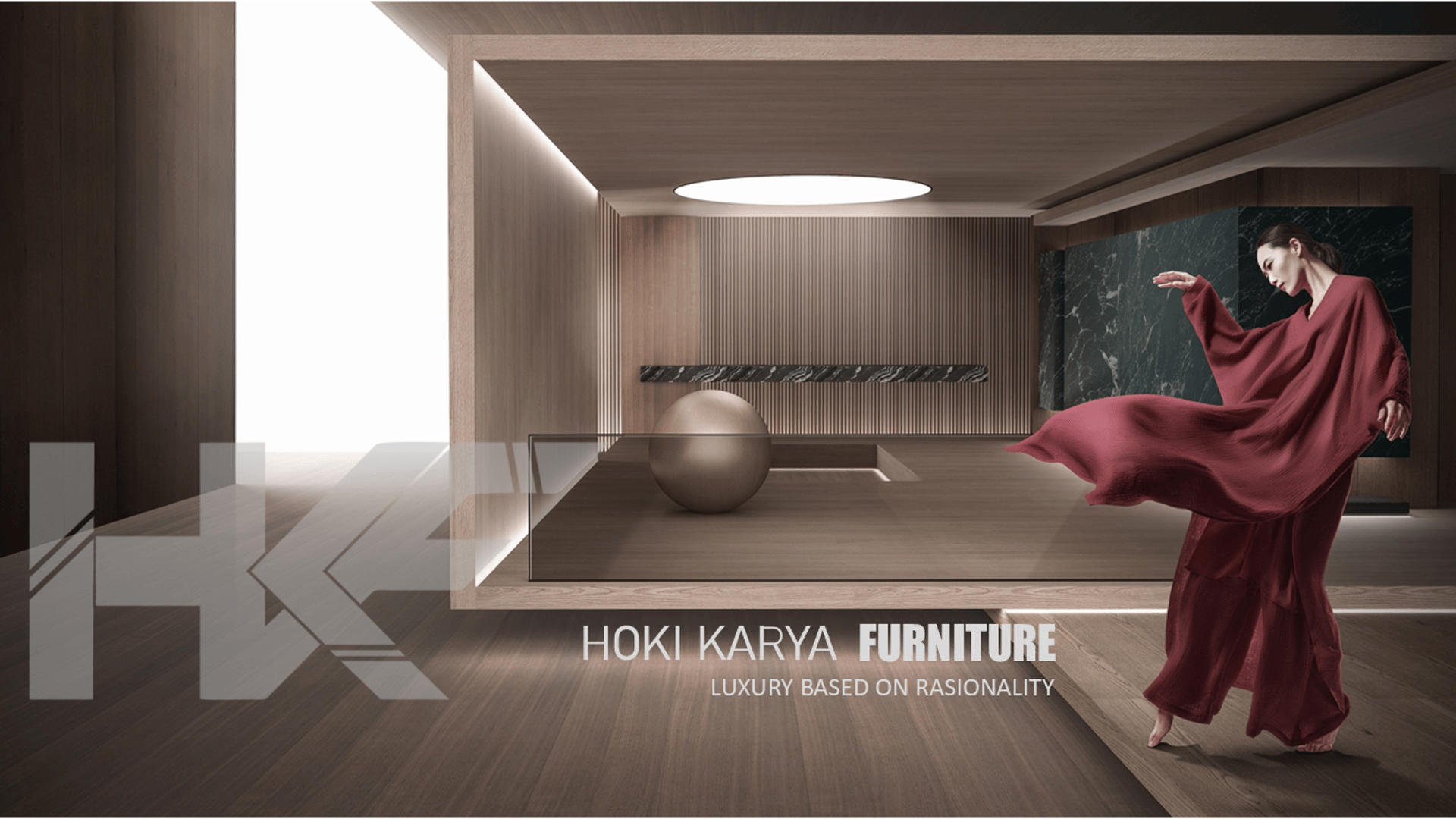 an abstract photo of a curved building with a blue sky in the background