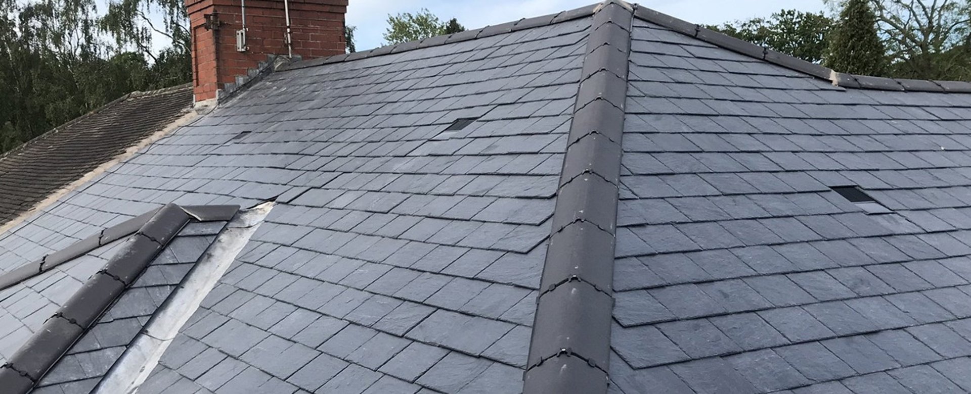 Slate roof inspection