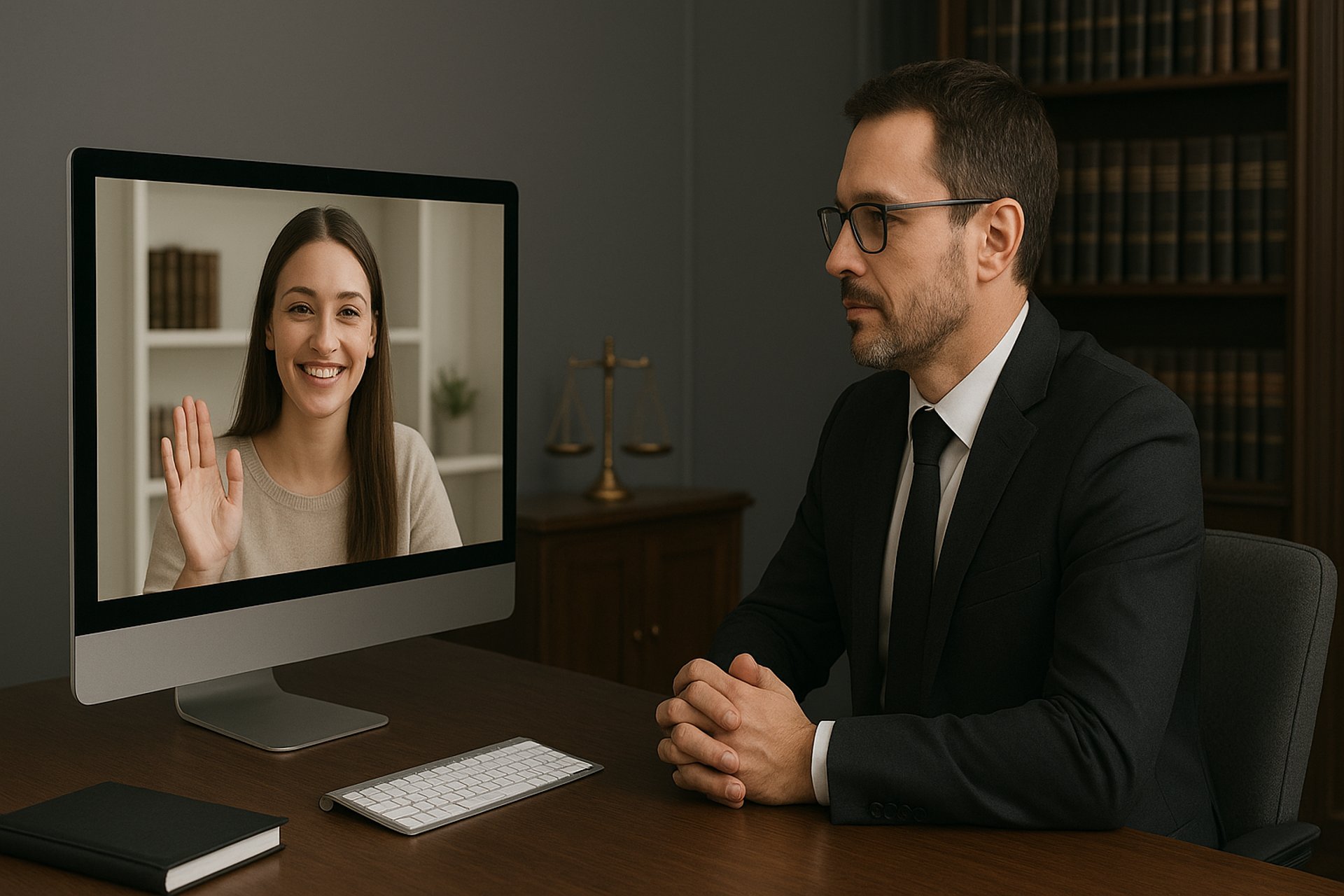 gray computer monitor