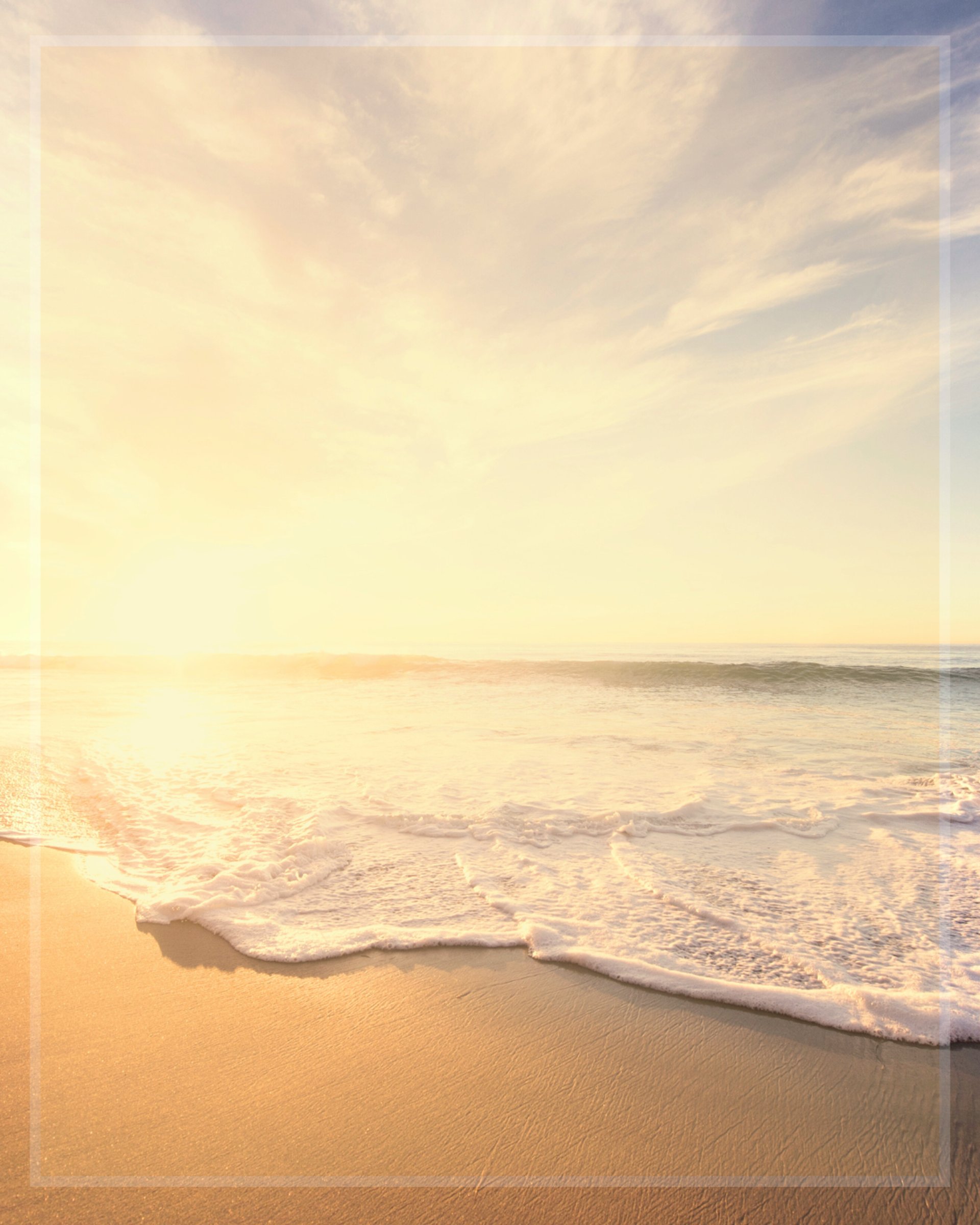 body of water during sunset