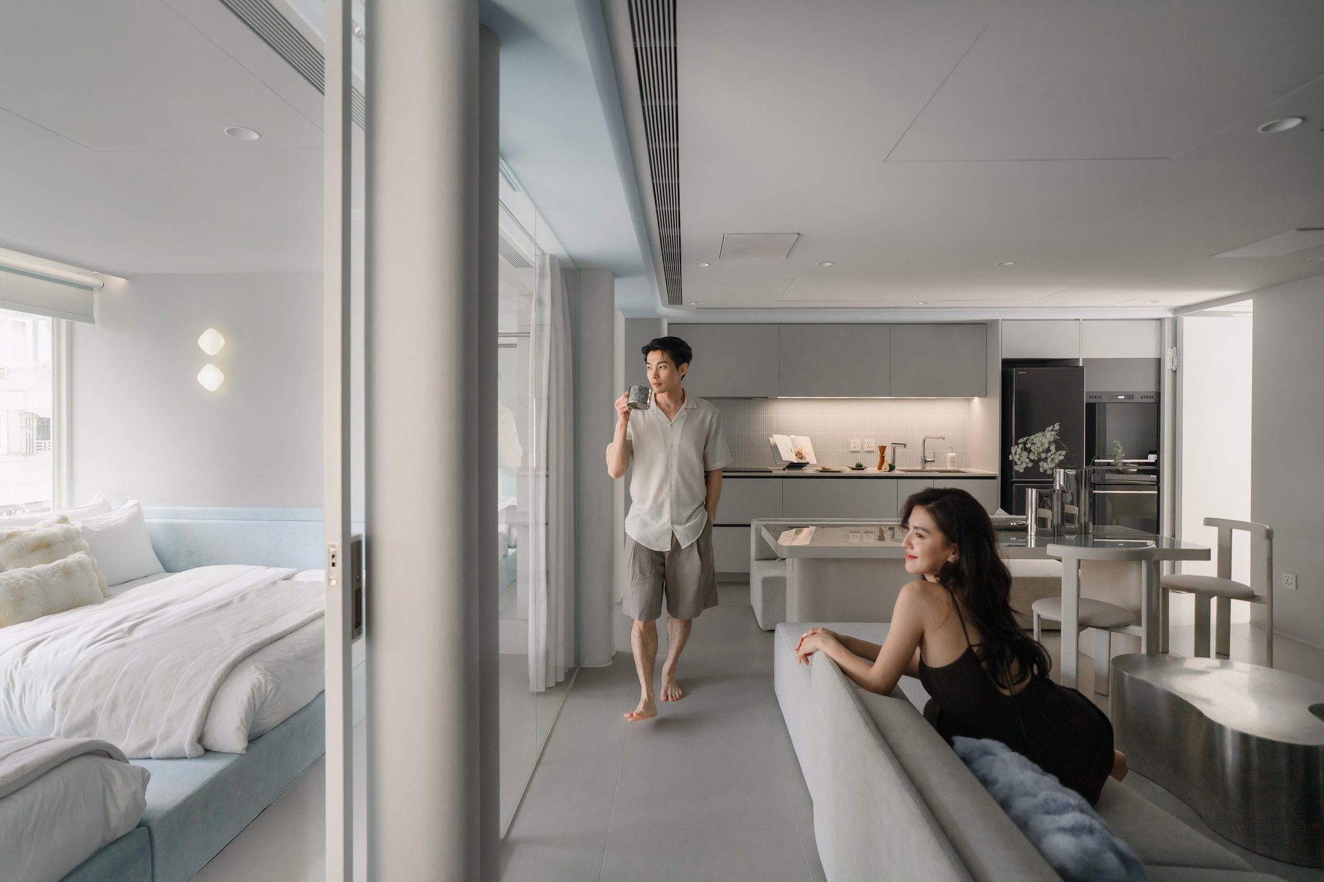 mountain range under blue sky