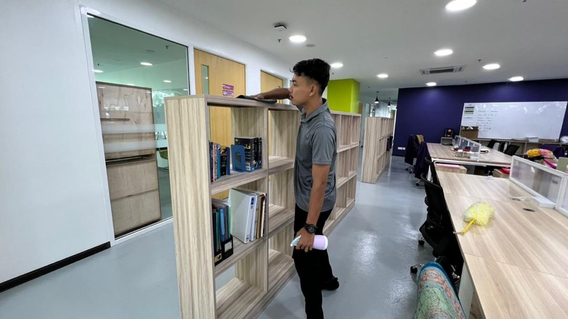 black blue and yellow textile