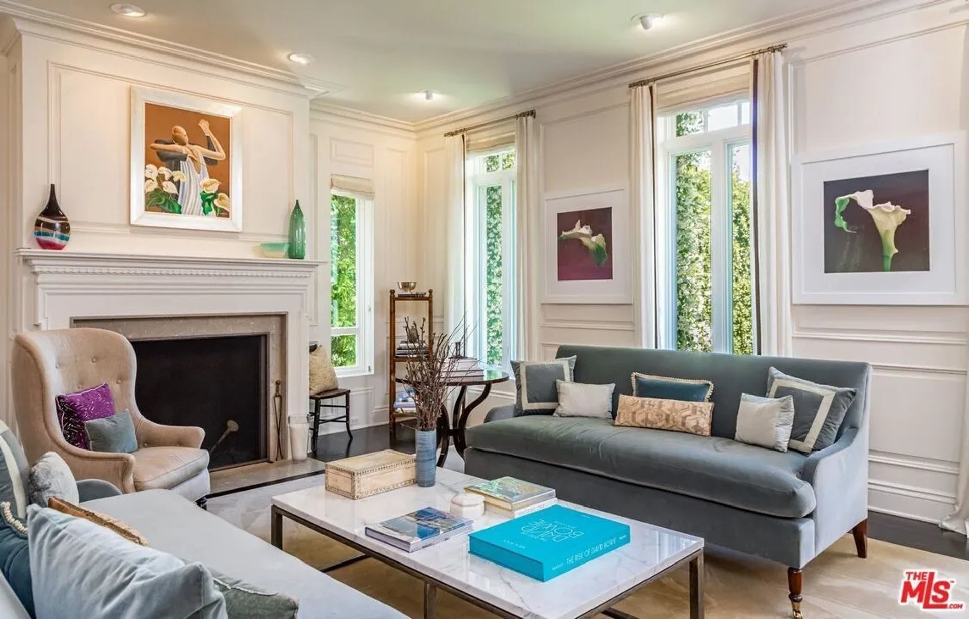 Sofia Richie and Elliot Grainge Living room.
