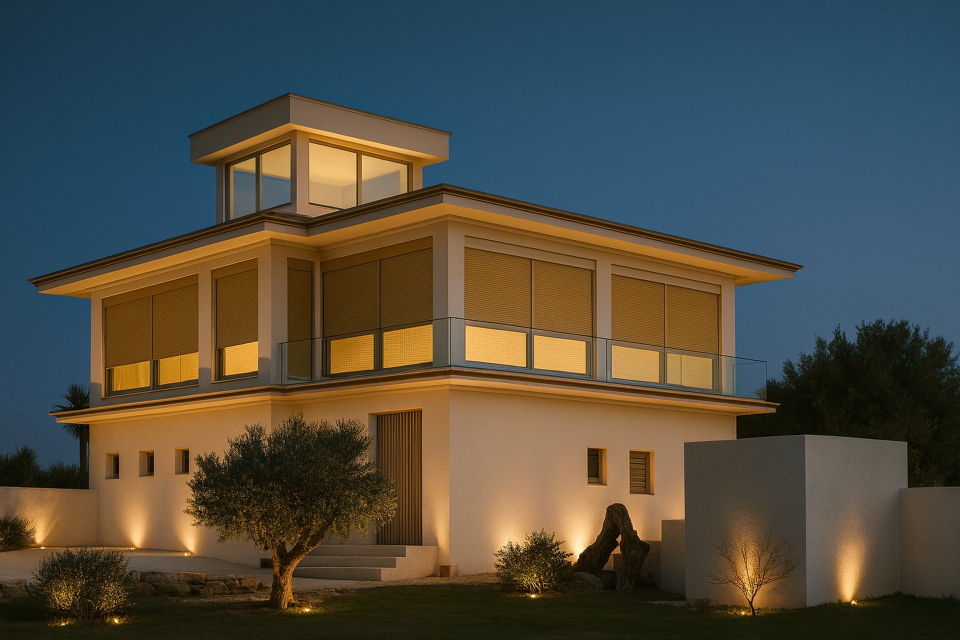 two black steel chairs beside table
