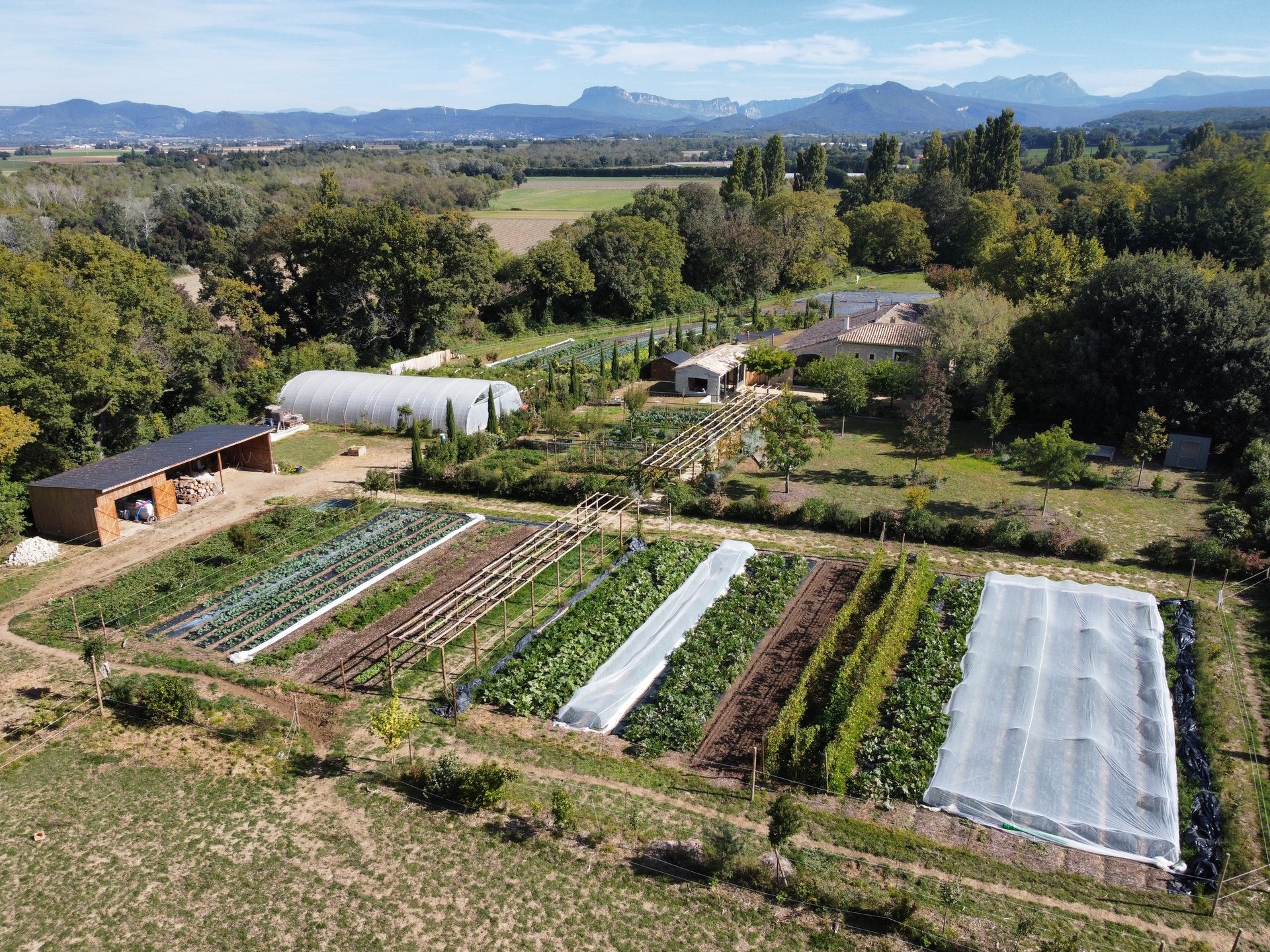 Parcelles maraîchères de la ferme gourmande