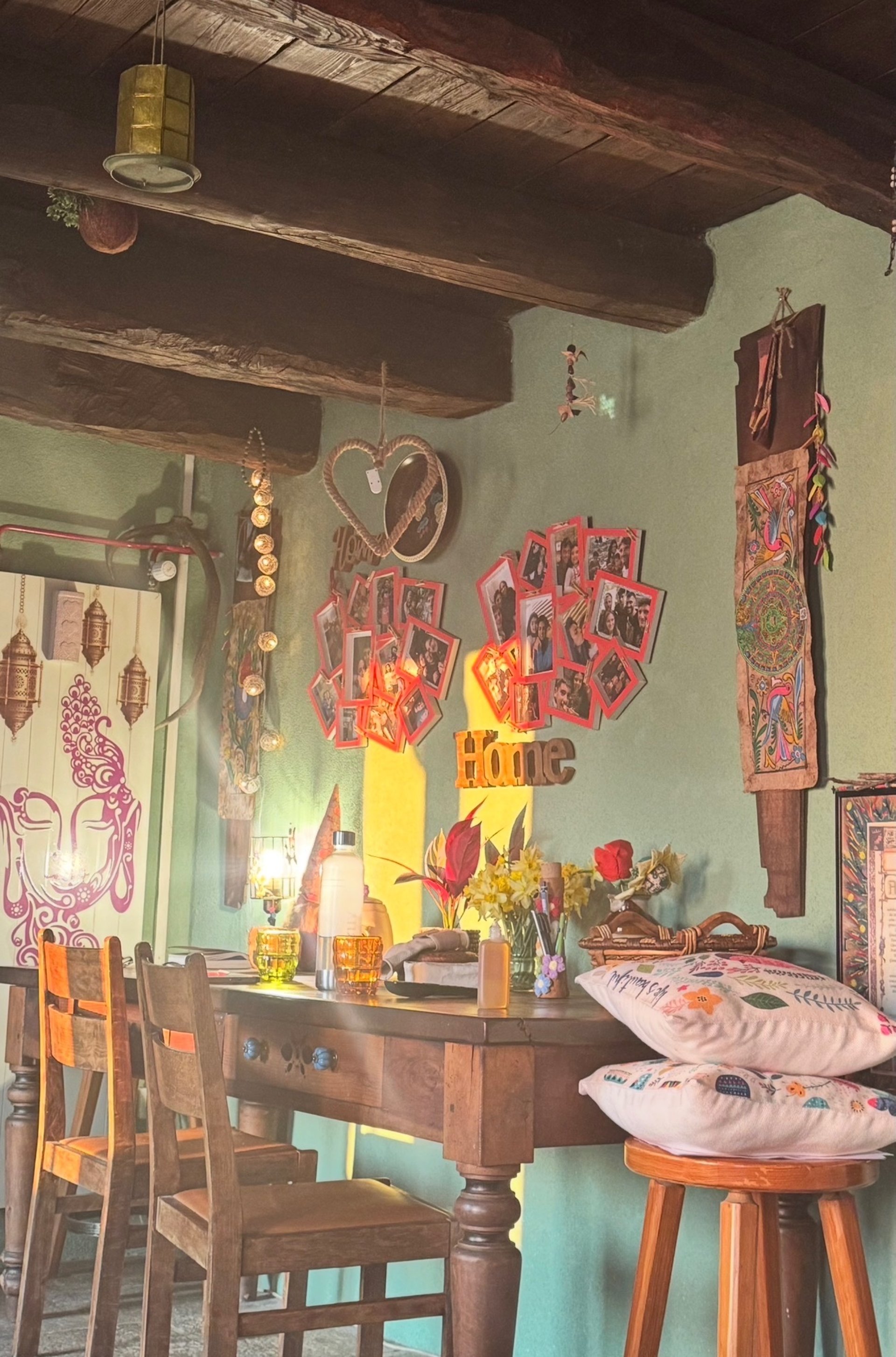 black blue and yellow textile