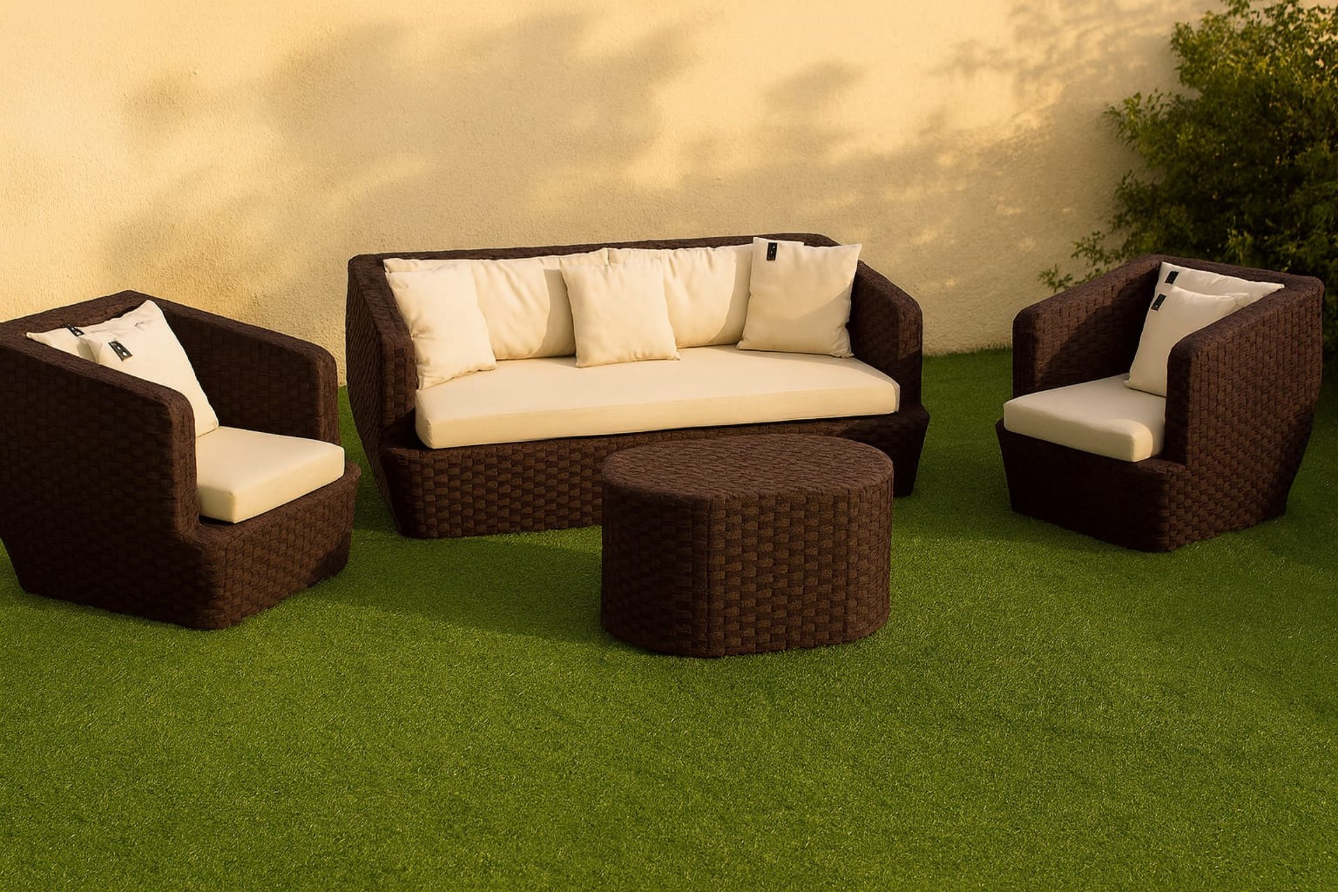 person wearing grey knit sweater