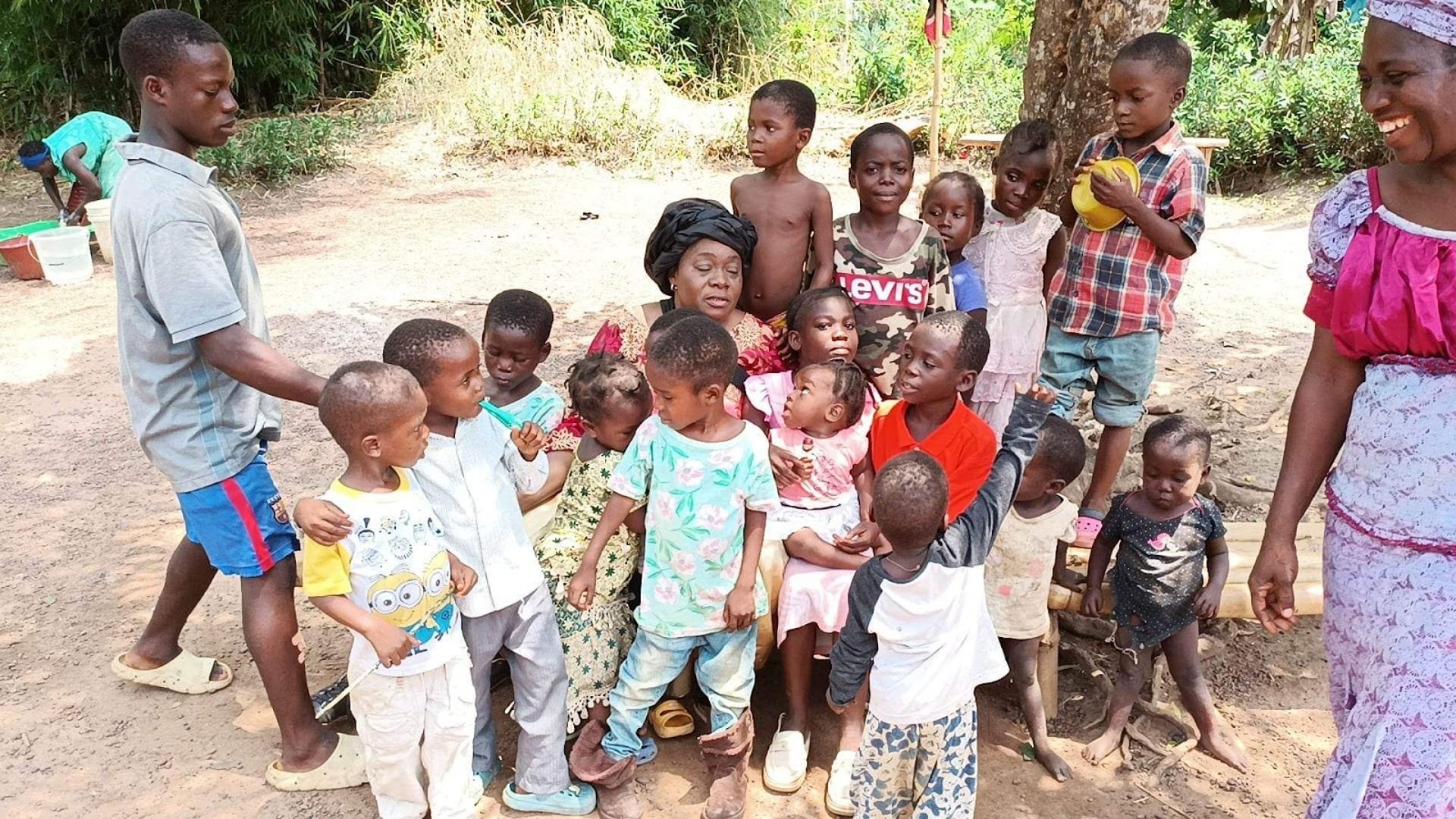 group of children photography