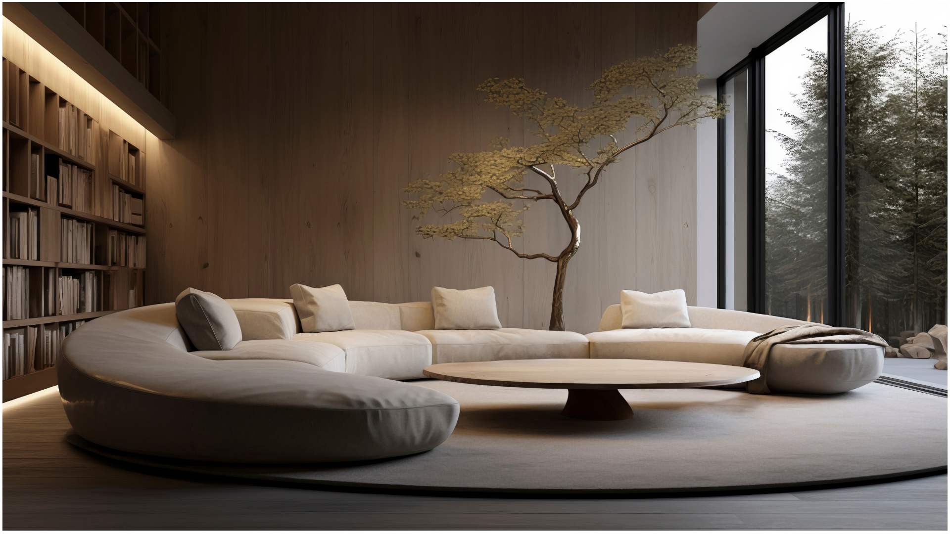 black and brown leather padded tub sofa