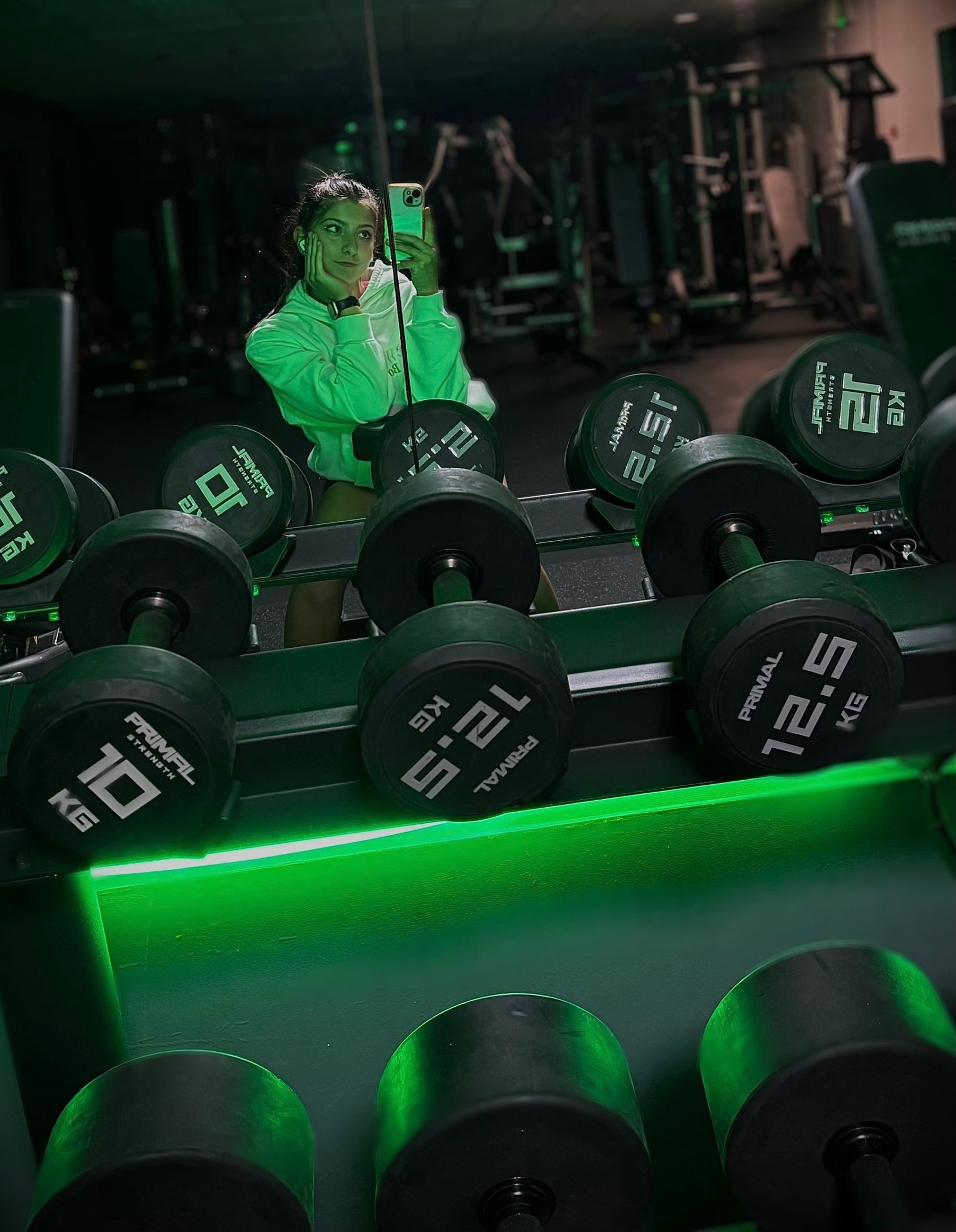 an abstract photo of a curved building with a blue sky in the background