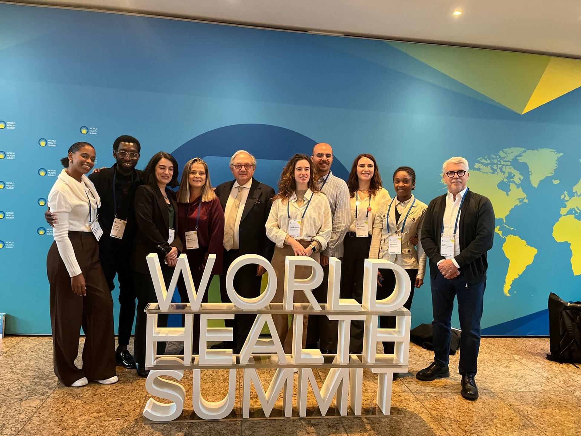 an abstract photo of a curved building with a blue sky in the background