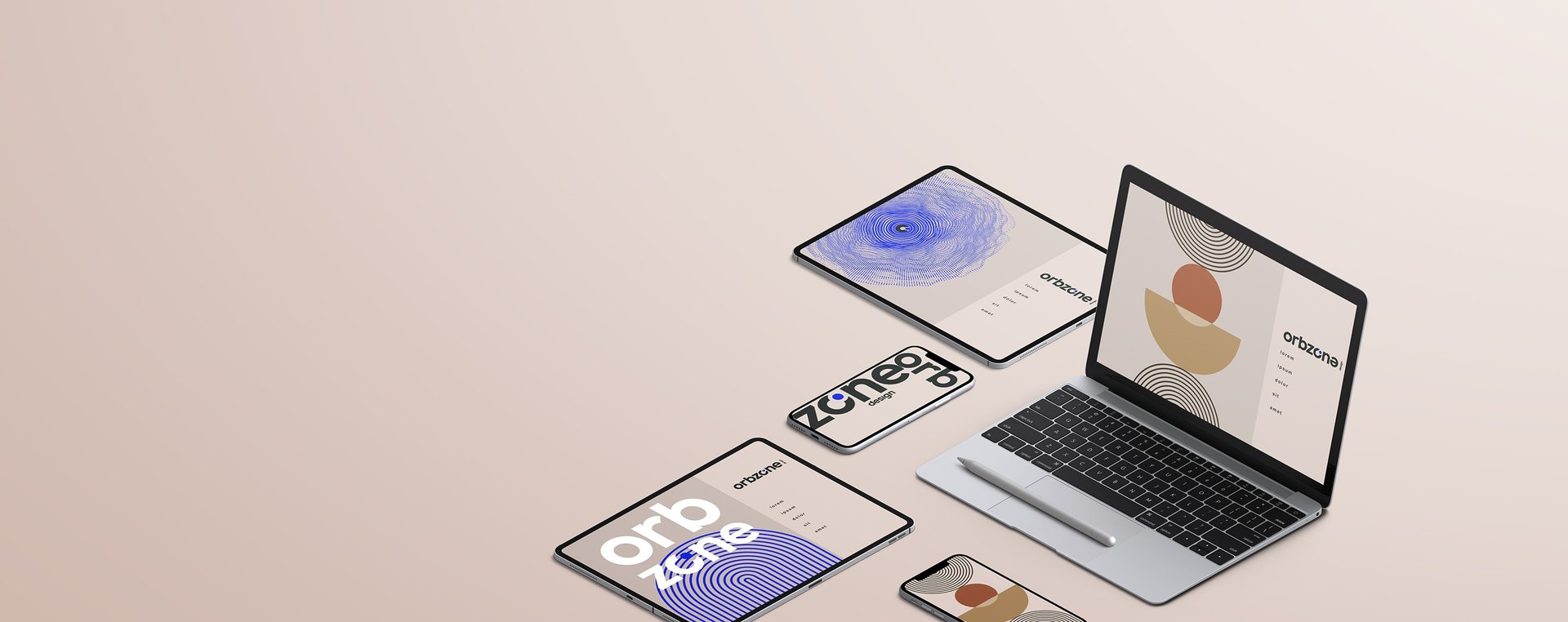 an abstract photo of a curved building with a blue sky in the background