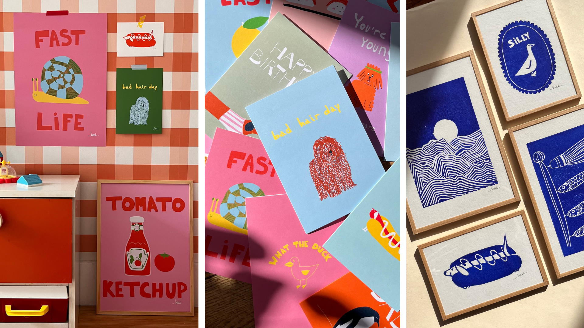 illustrations colorées et joyeuses