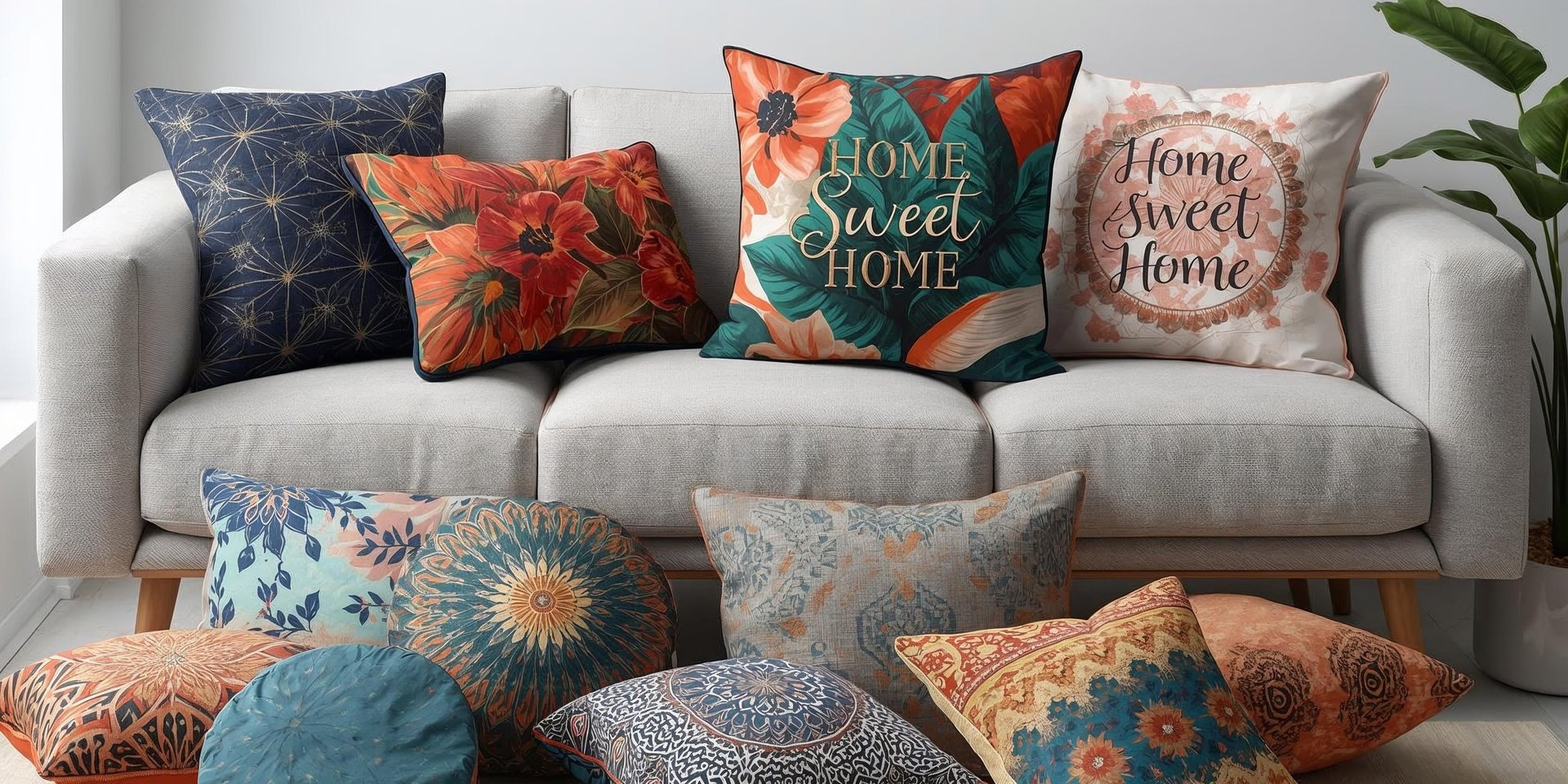 black and white bed linen