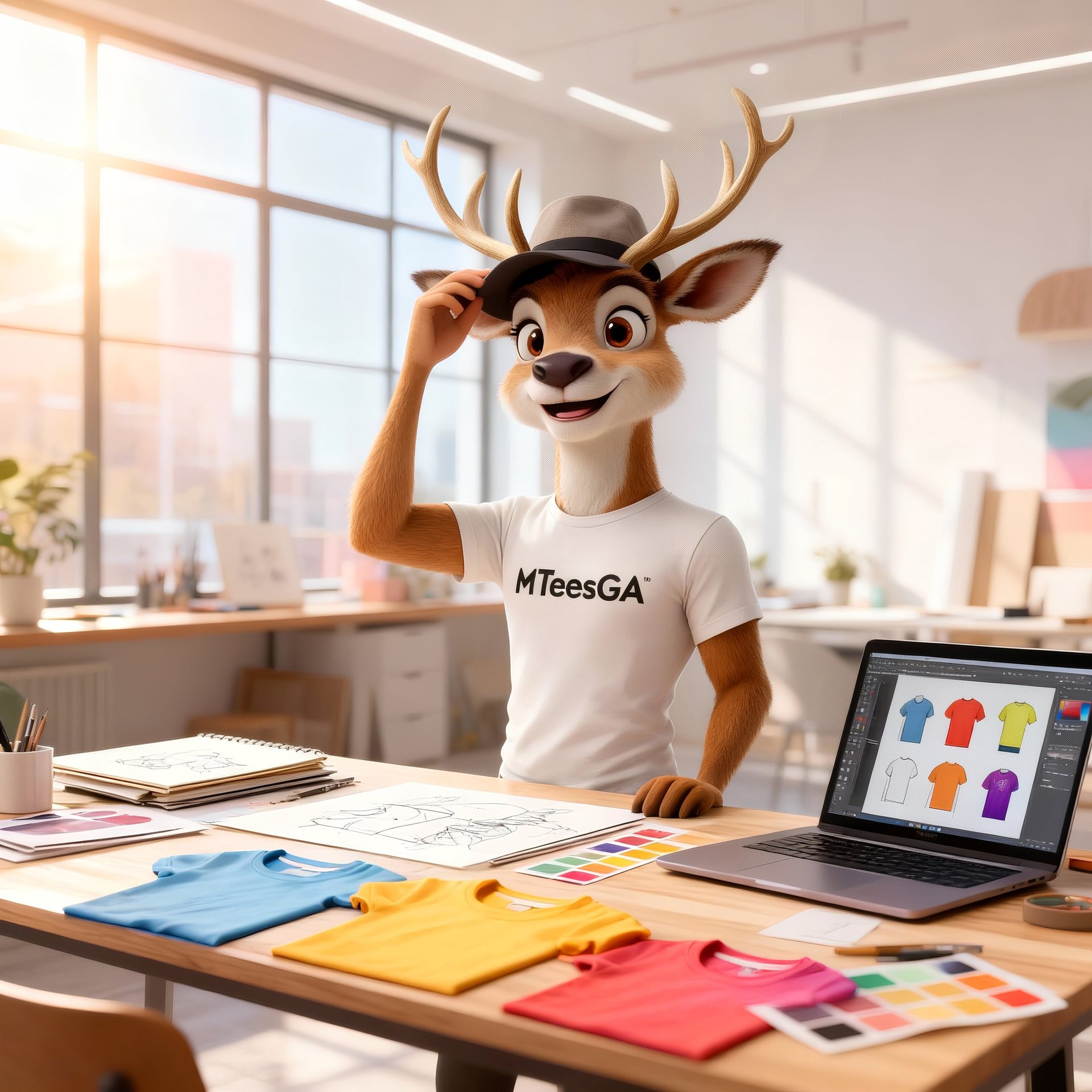an abstract photo of a curved building with a blue sky in the background