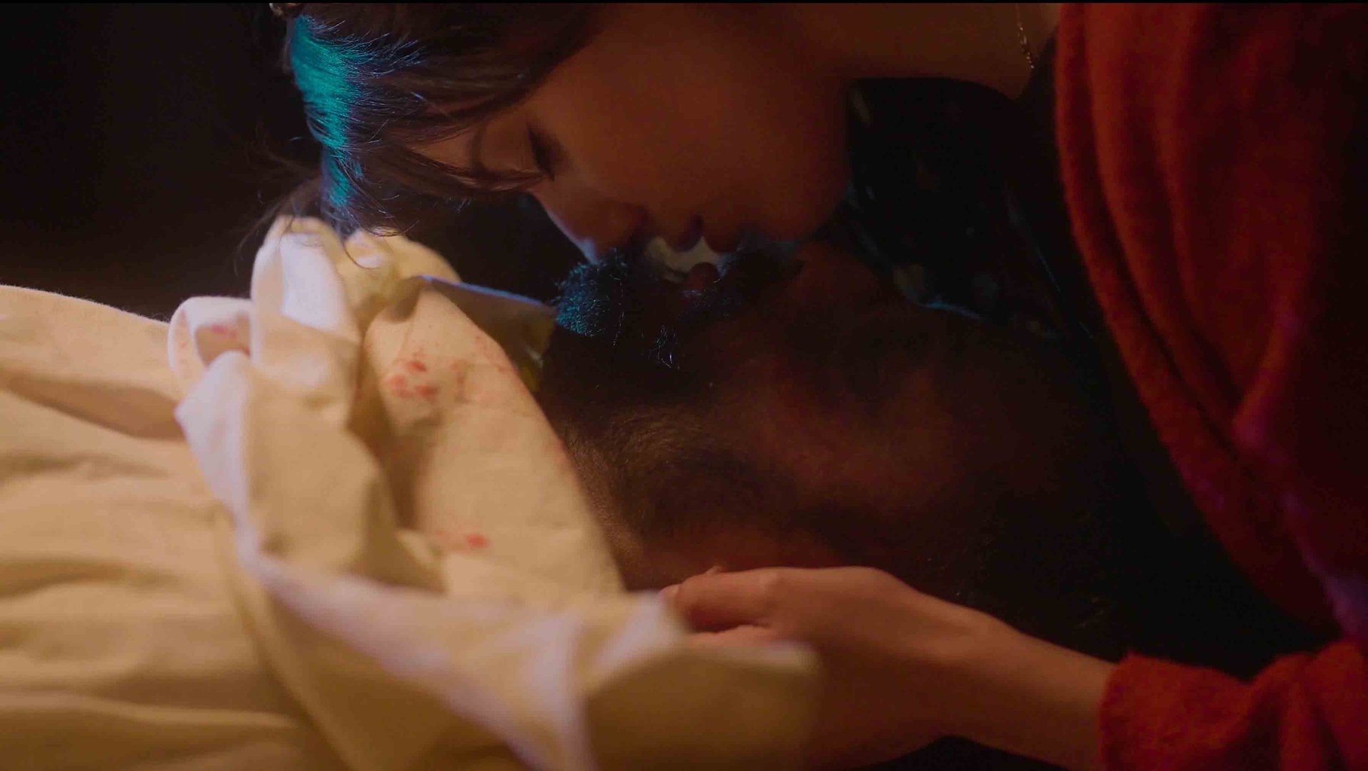 Scene from the short film Muertos de Amor – cinematography by Mateo Sánchez Luna
