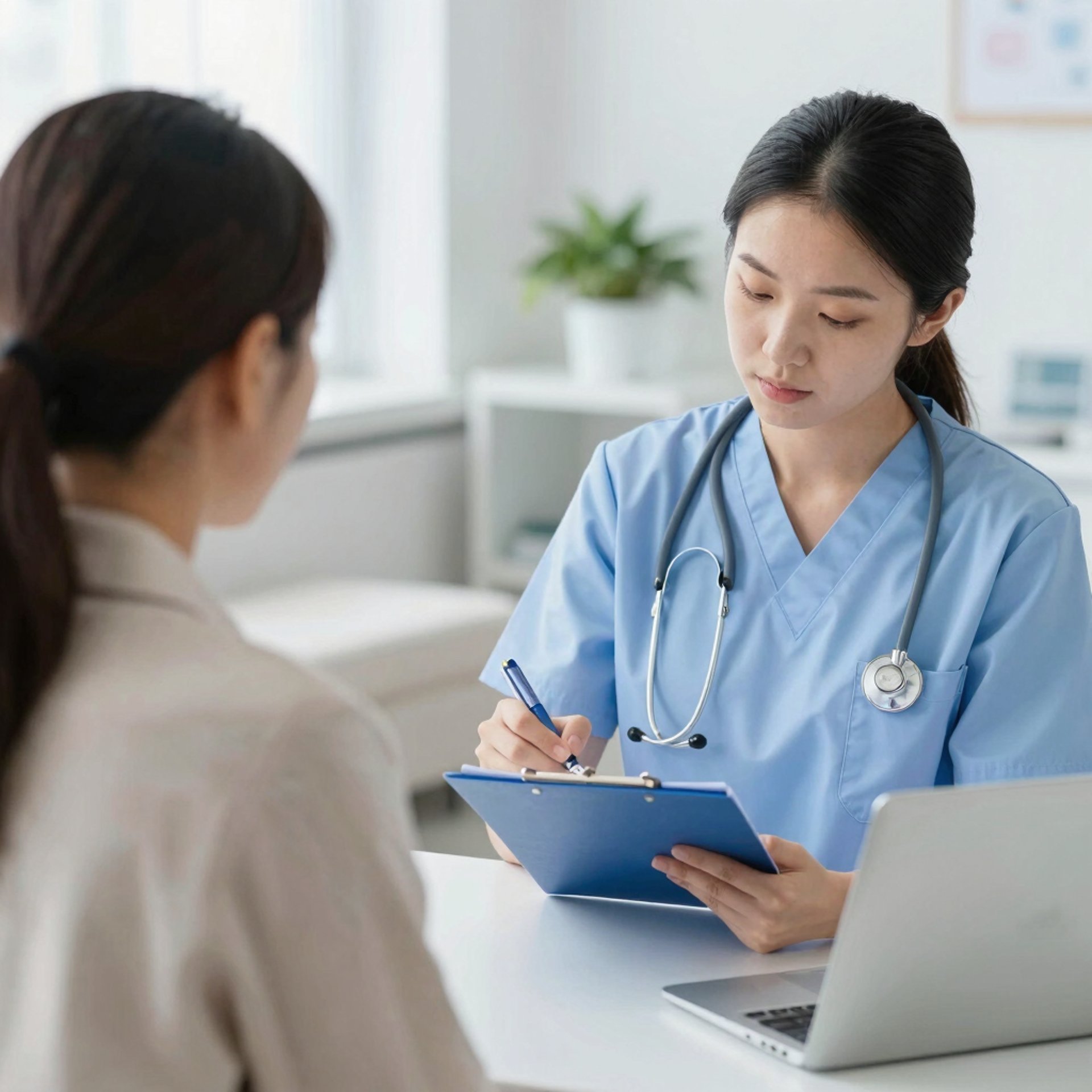 an abstract photo of a curved building with a blue sky in the background