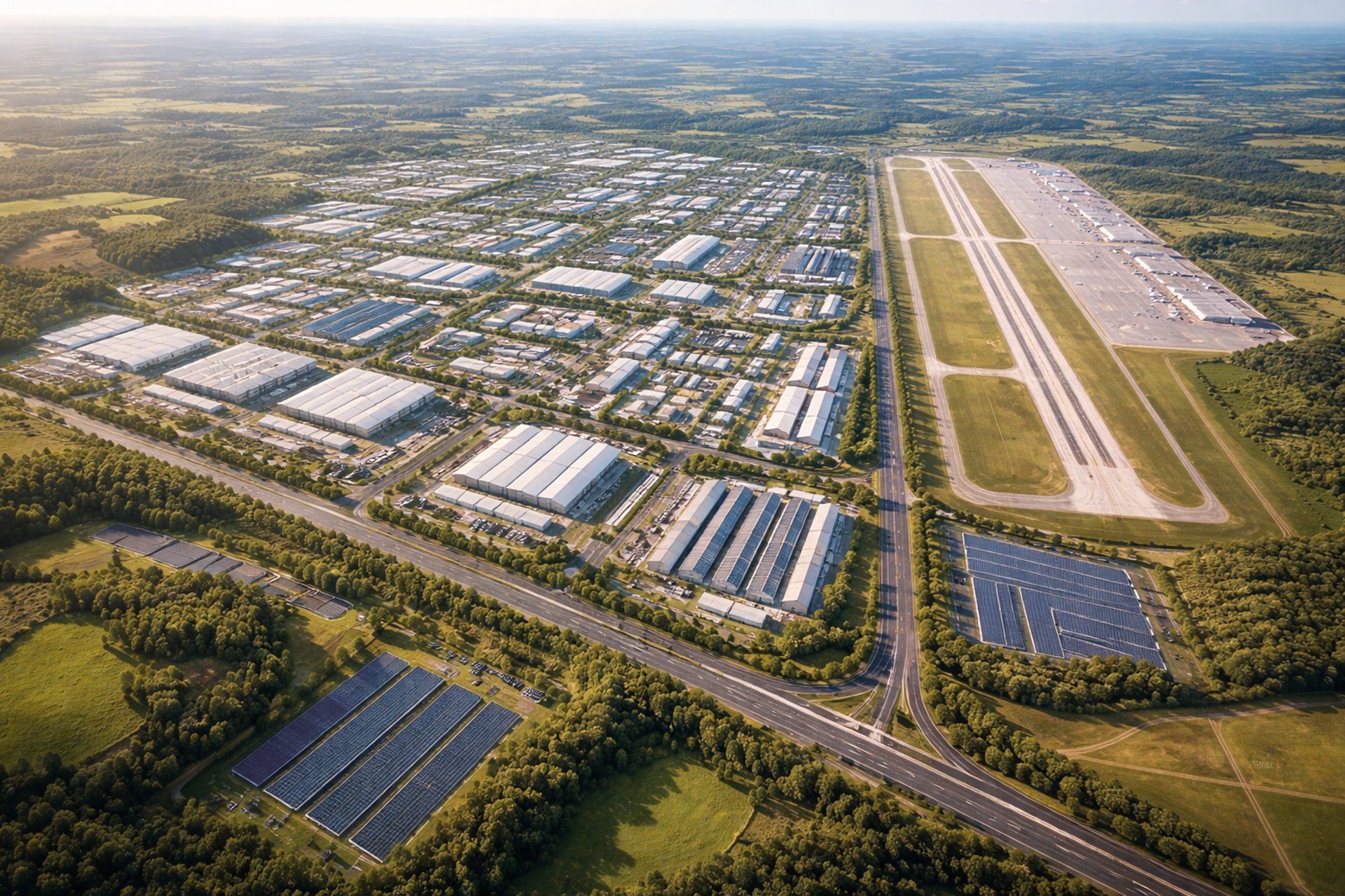 an abstract photo of a curved building with a blue sky in the background