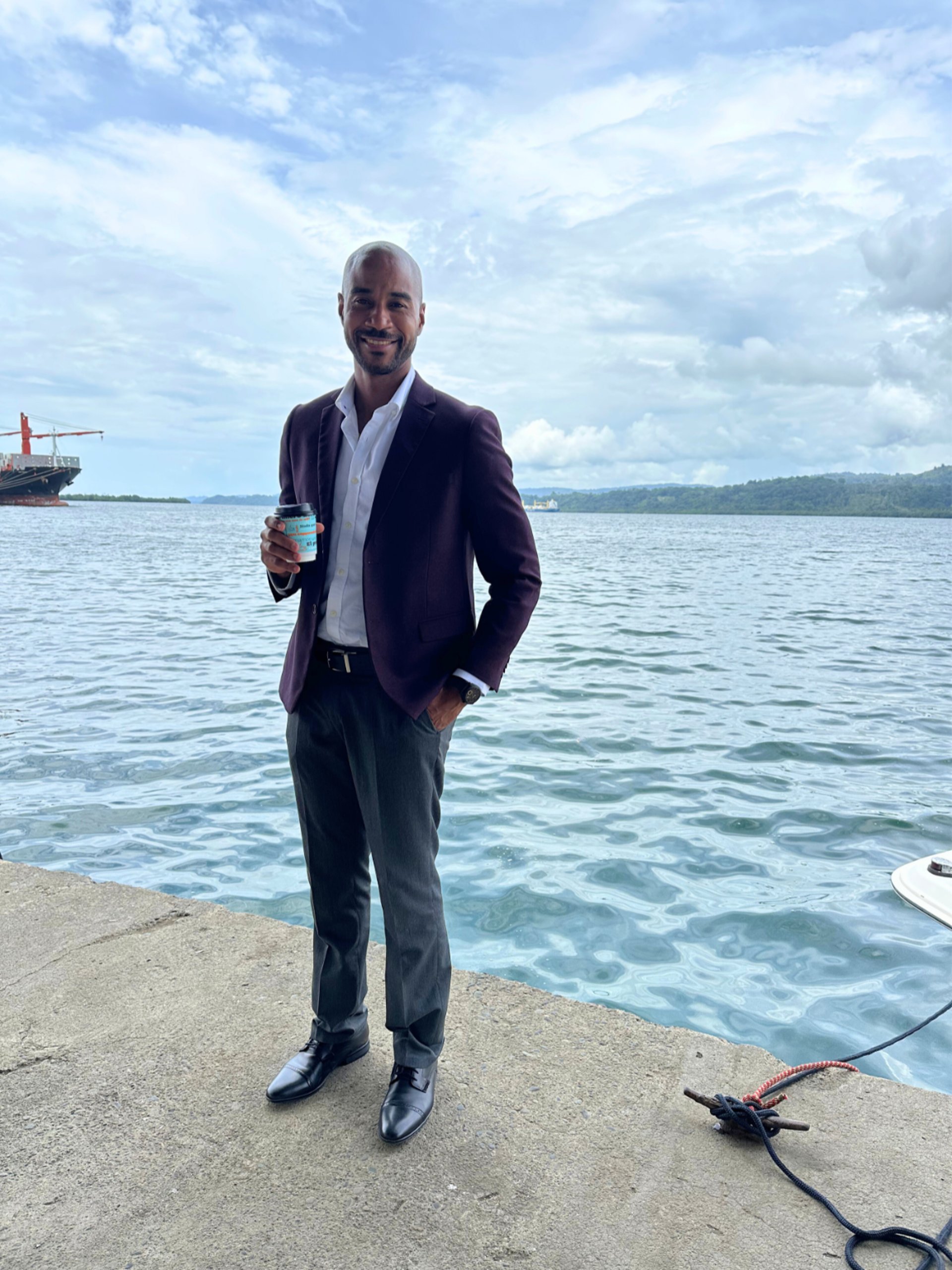black and brown leather padded tub sofa