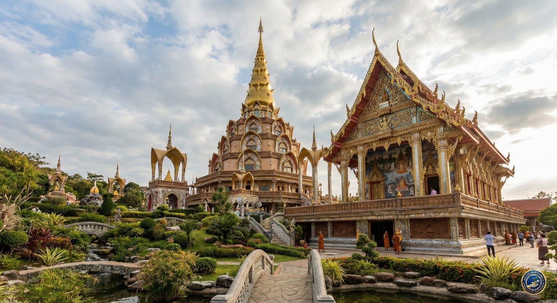 an abstract photo of a curved building with a blue sky in the background