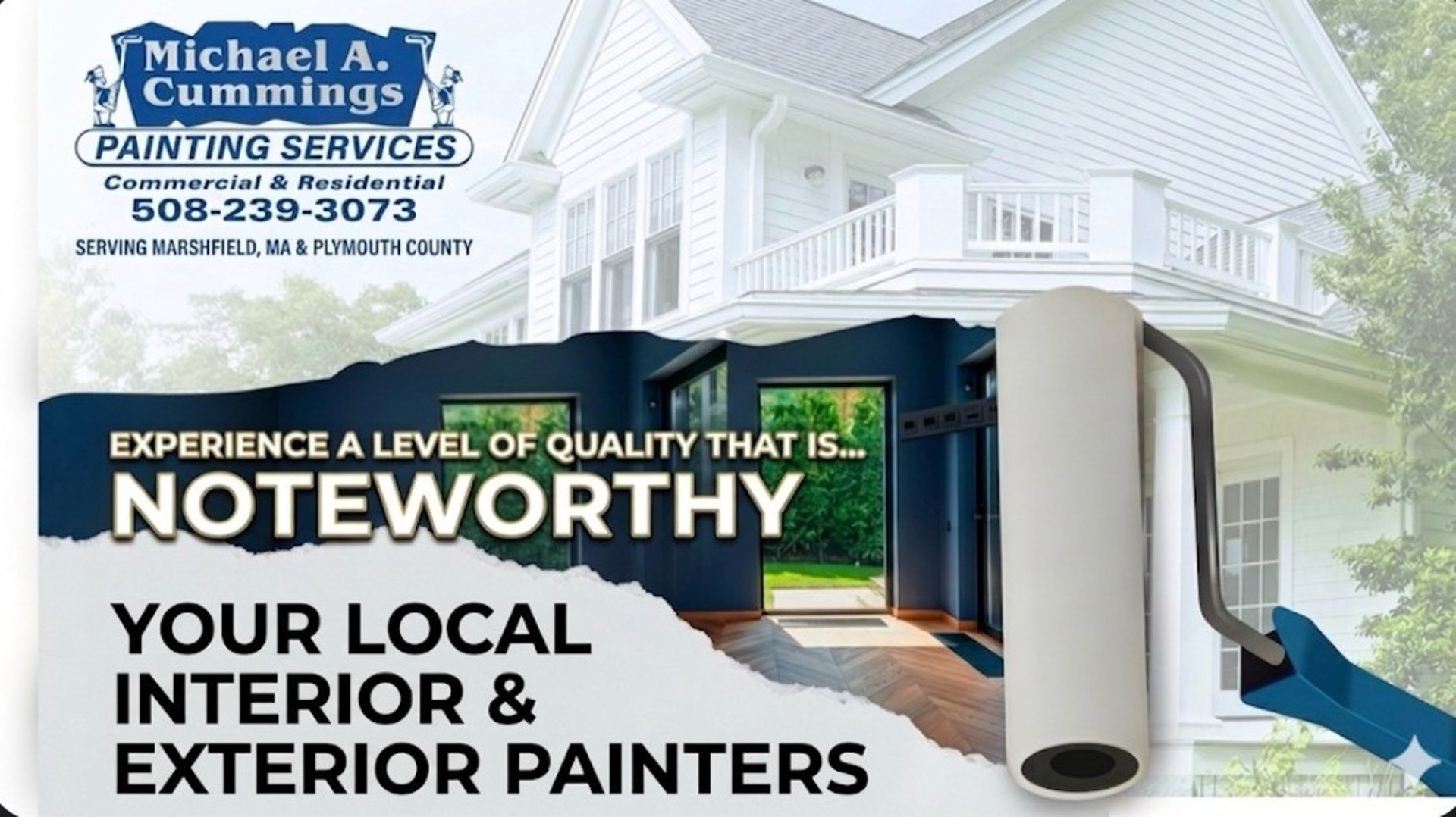 Interior and exterior painting by Michael Cummings Painting Local painters in marshfield, ma. 