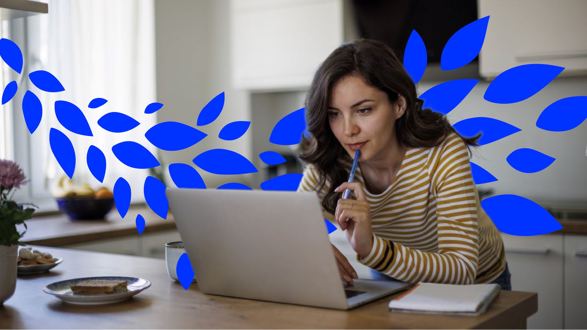 an abstract photo of a curved building with a blue sky in the background