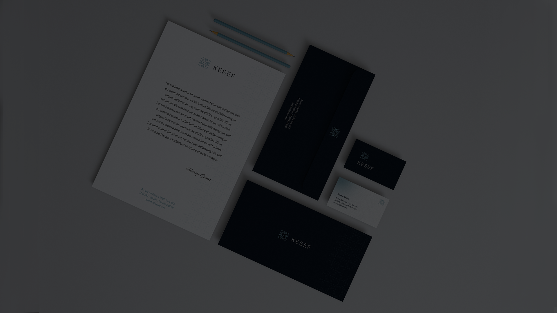 an abstract photo of a curved building with a blue sky in the background