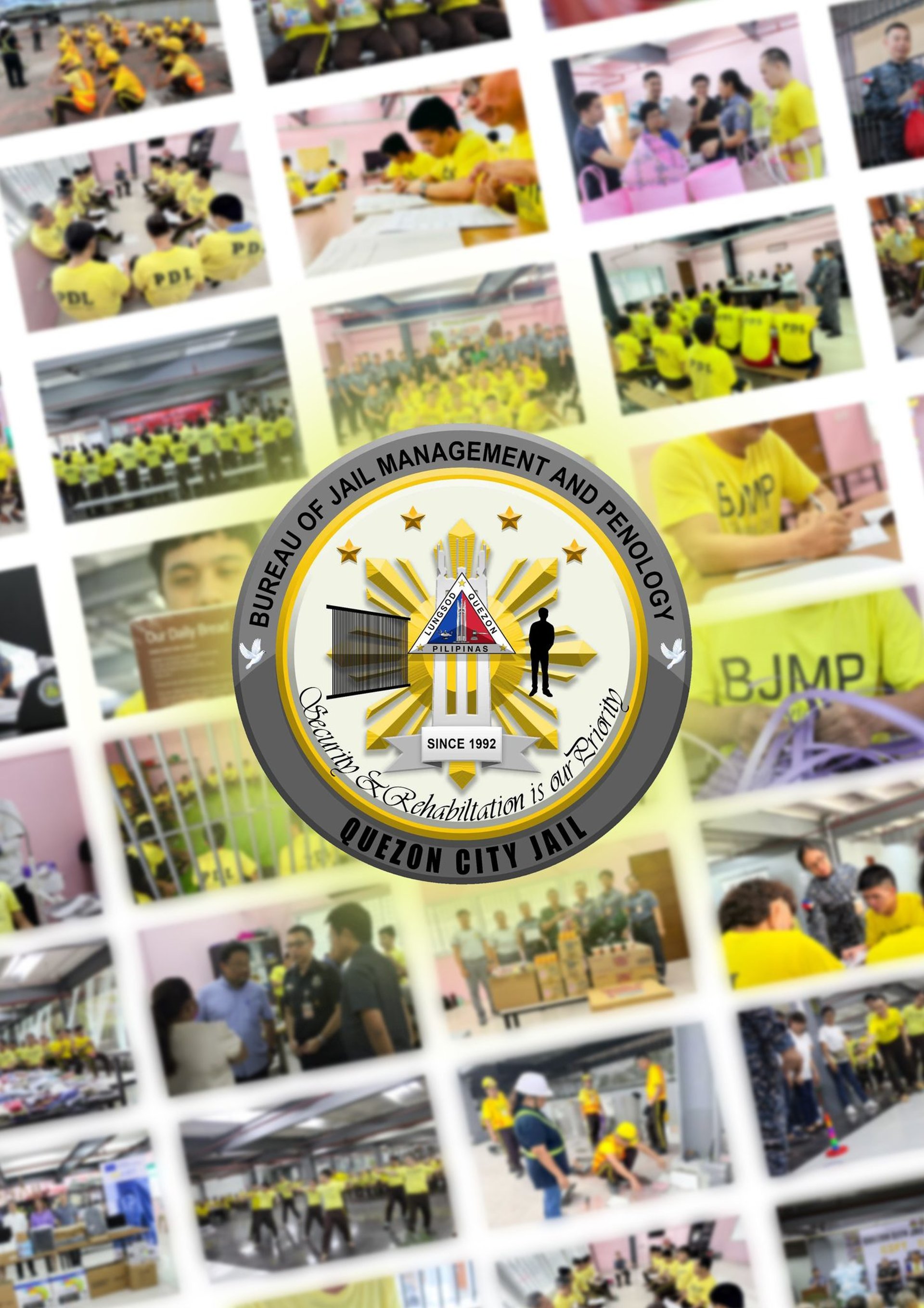 an abstract photo of a curved building with a blue sky in the background