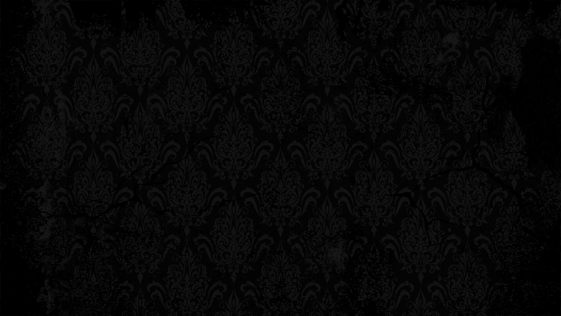 A dark background image of Victorian wallpaper.