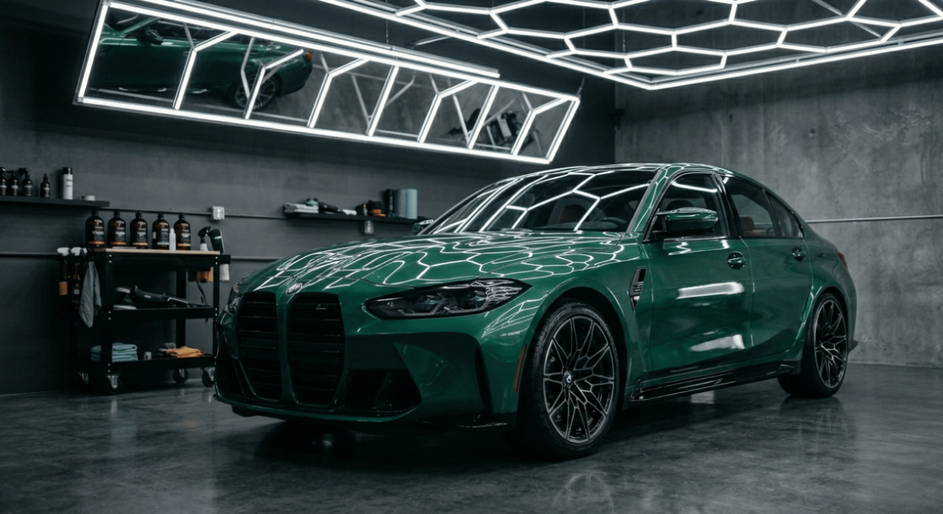 Detallado automotriz profesional de auto deportivo con recubrimiento cerámico System X Max G+ en D Cars PRO Detailing Guadala