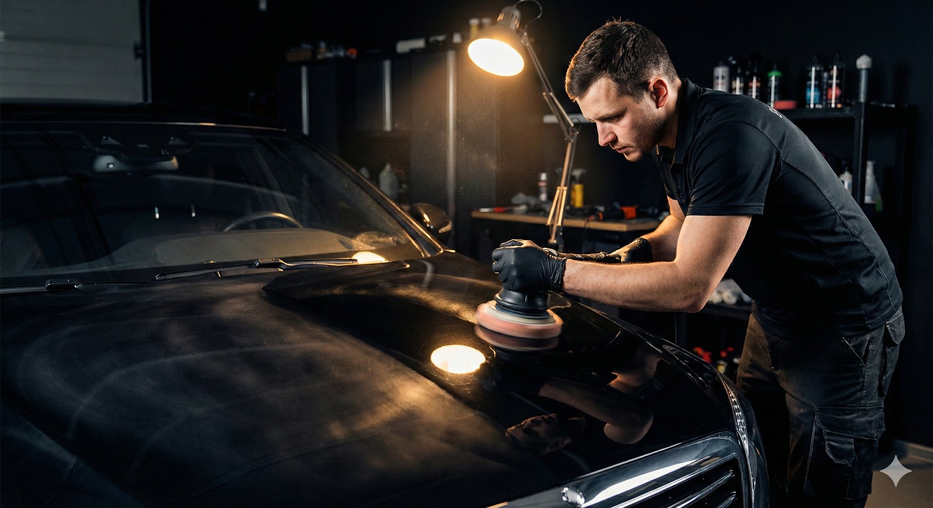 Detallado automotriz profesional de auto deportivo con recubrimiento cerámico System X Max G+ en D Cars PRO Detailing Guadala