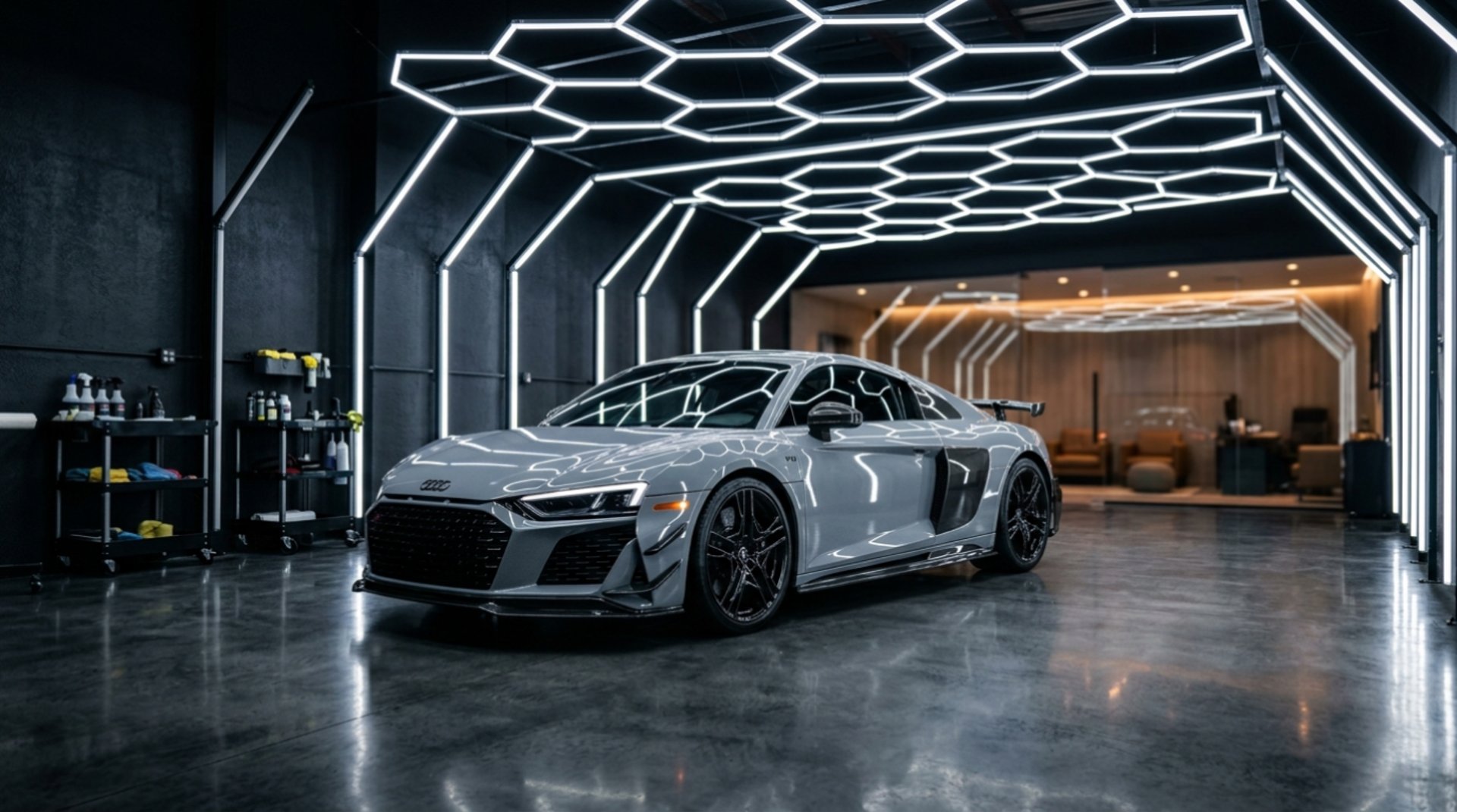Detallado automotriz profesional de auto deportivo con recubrimiento cerámico System X Max G+ en D Cars PRO Detailing Guadala
