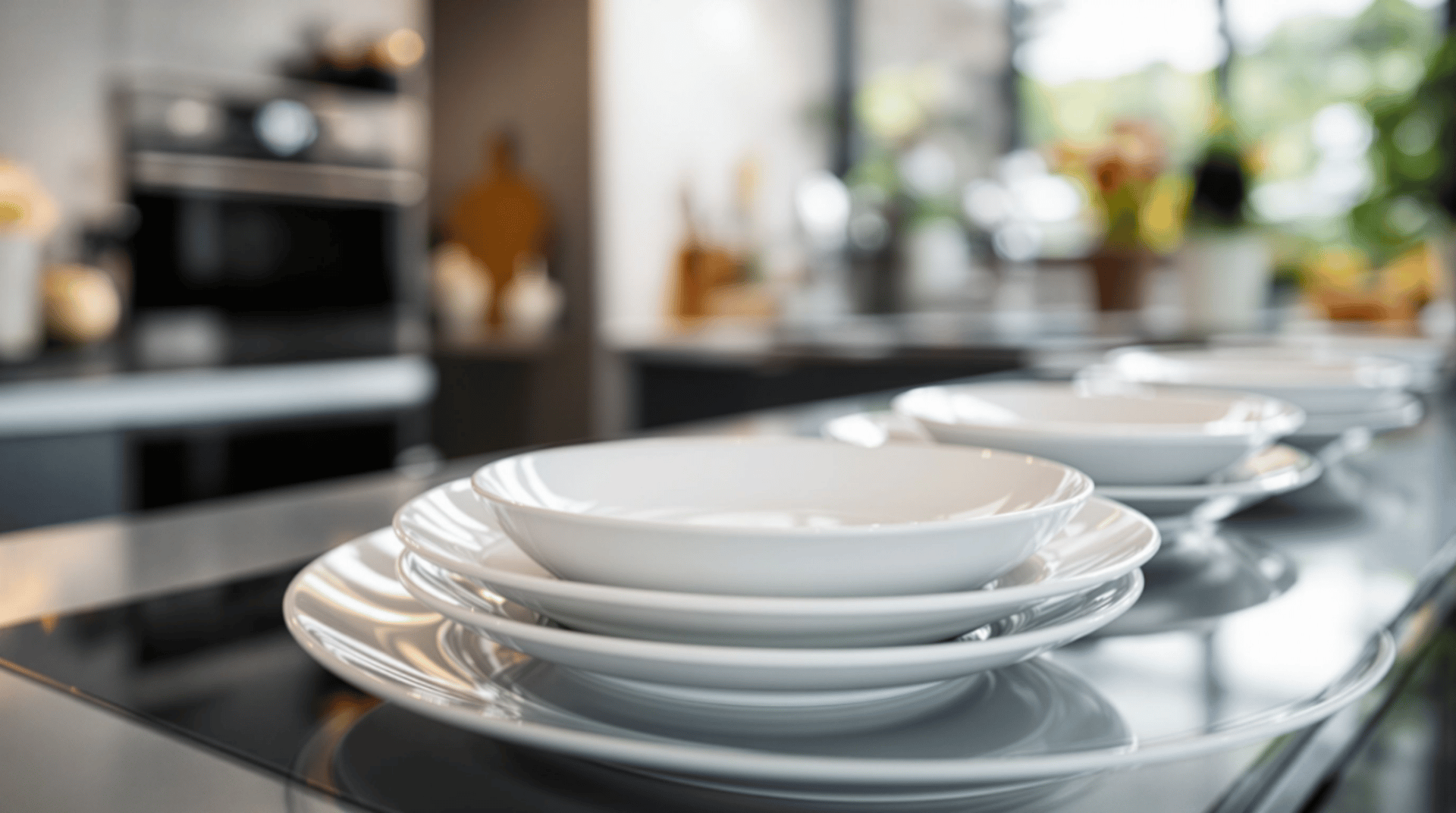 a close up of many small cups of food